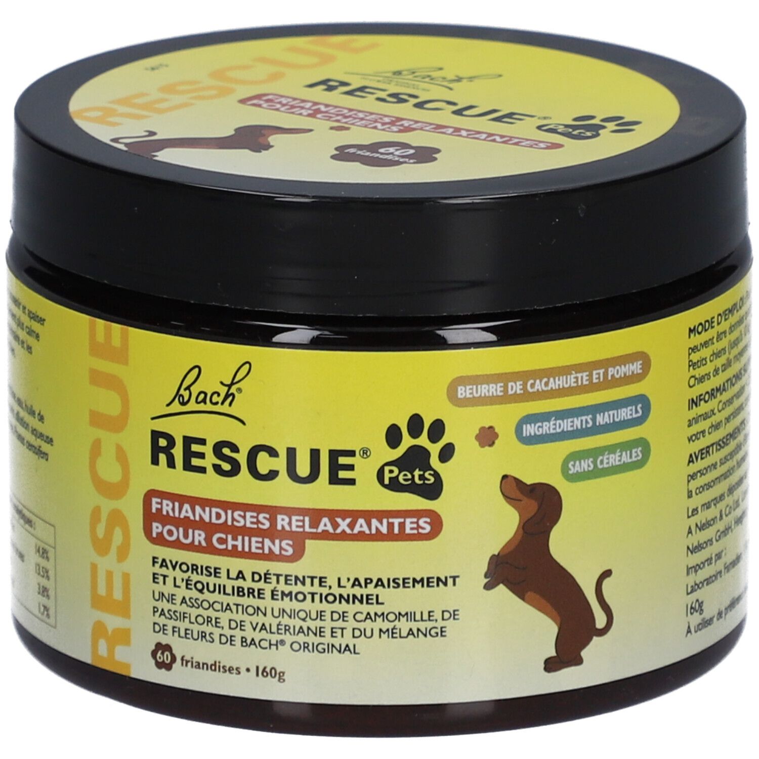 Rescue Bach Pets Friandises Relaxantes pour Chiens
