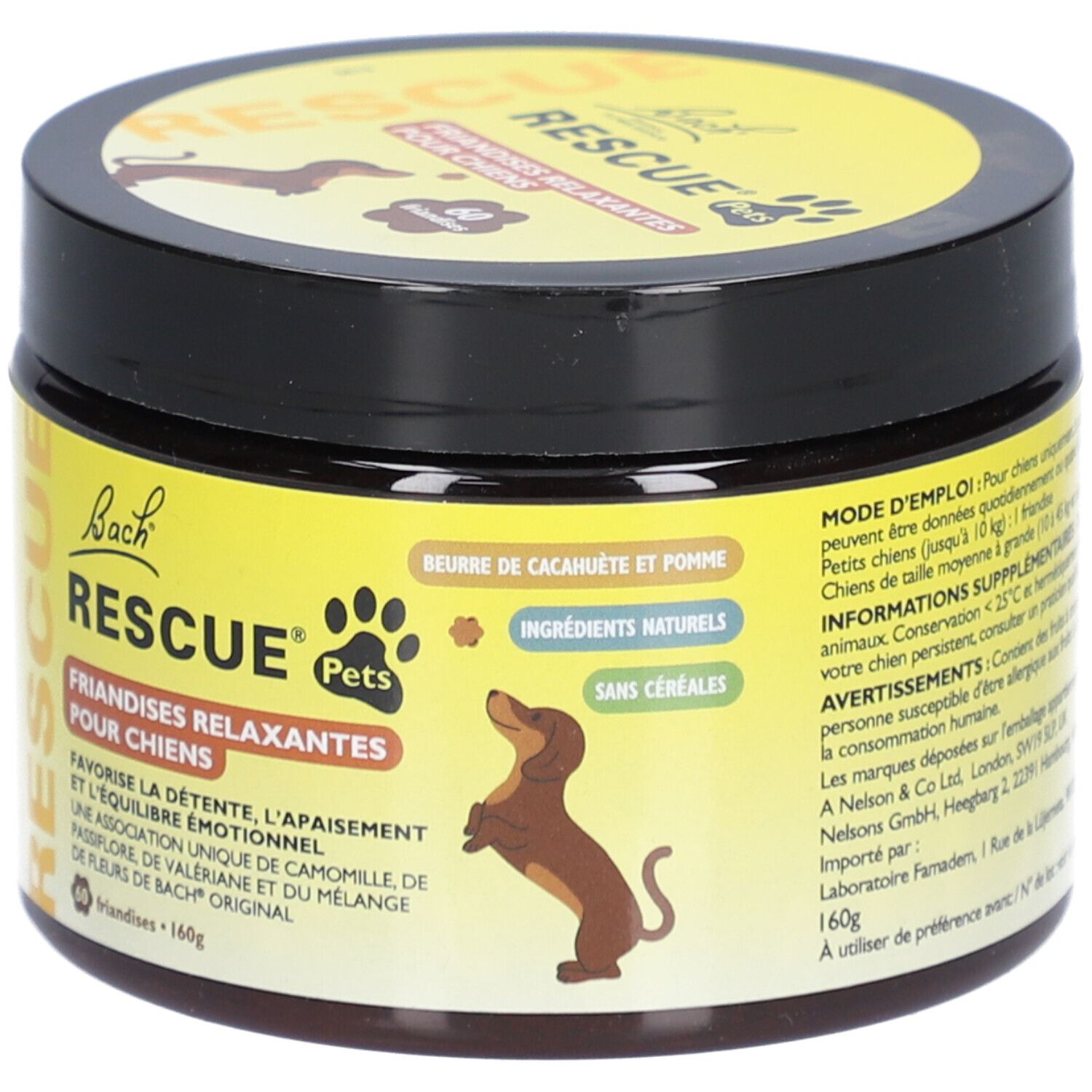 Rescue Bach Pets Friandises Relaxantes pour Chiens