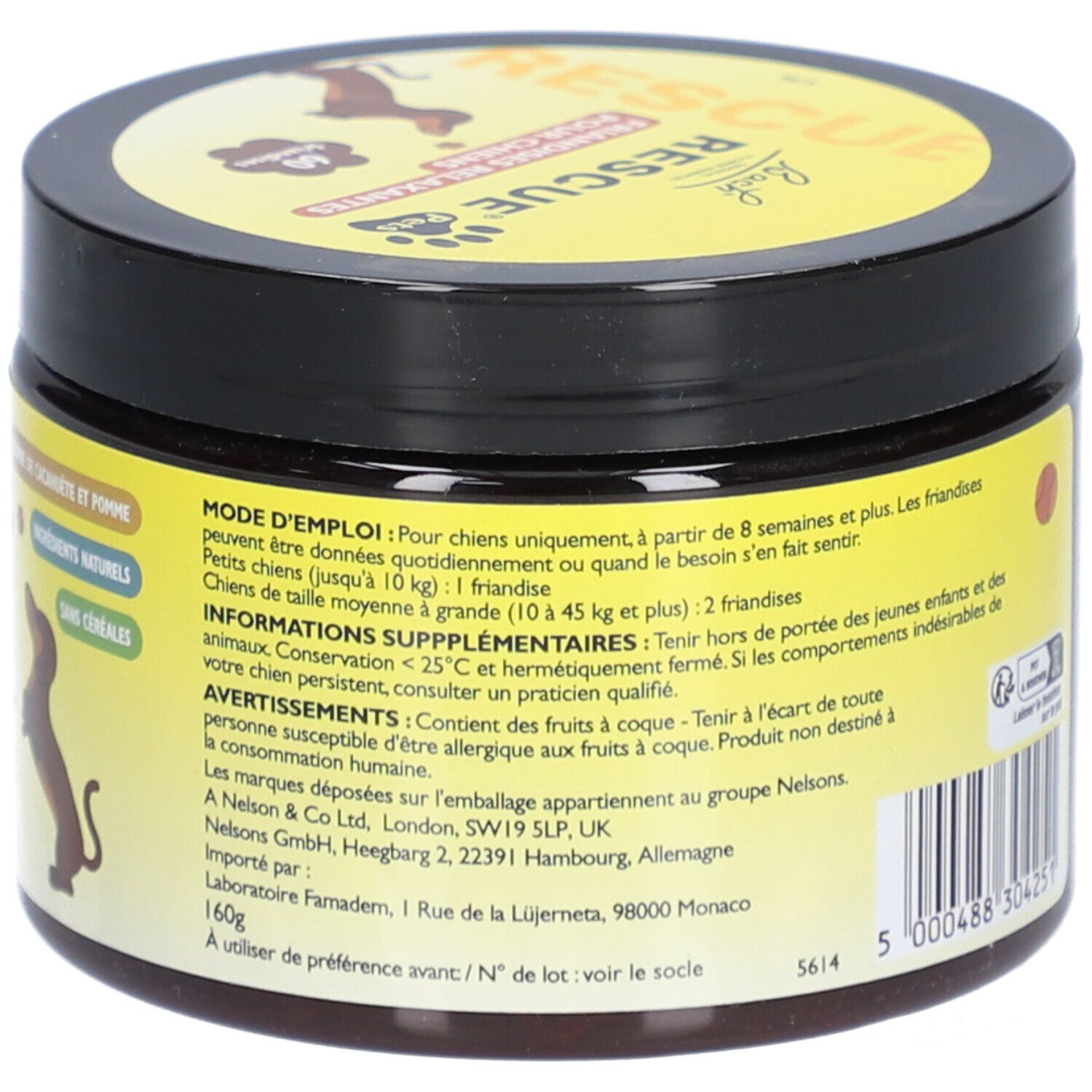 Rescue Bach Pets Friandises Relaxantes pour Chiens