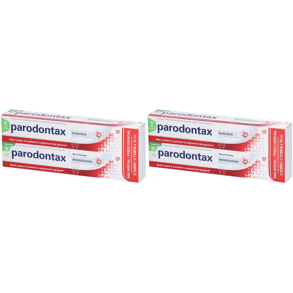 Parodontax dentifrice blancheur