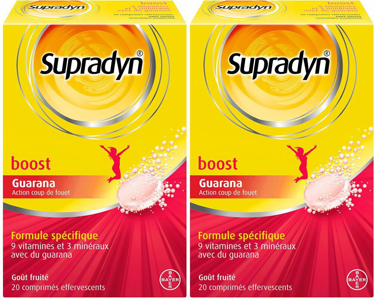 Supradyn Boost Vitamines et Minéraux effet coup de fouet