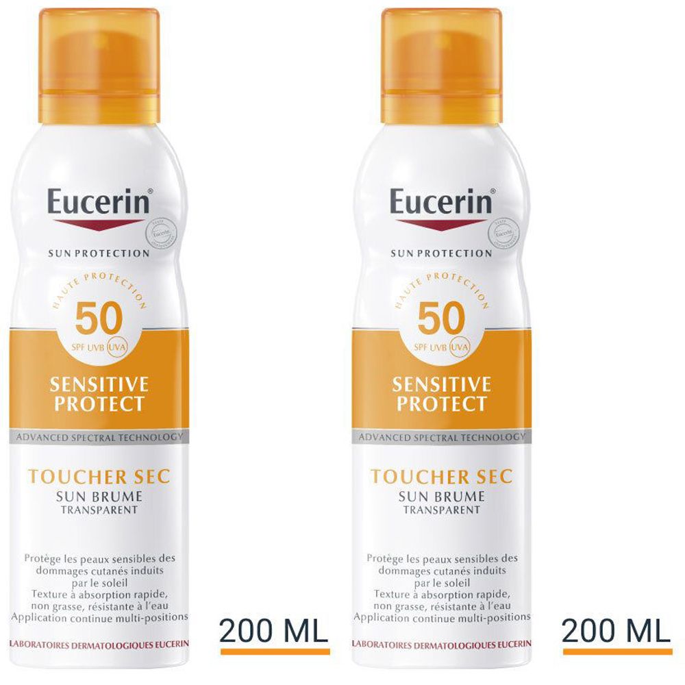 Eucerin® SUN PROTECTION SENSITIVE PROTECT Brume Transparent Rafraîchissant SPF 50+