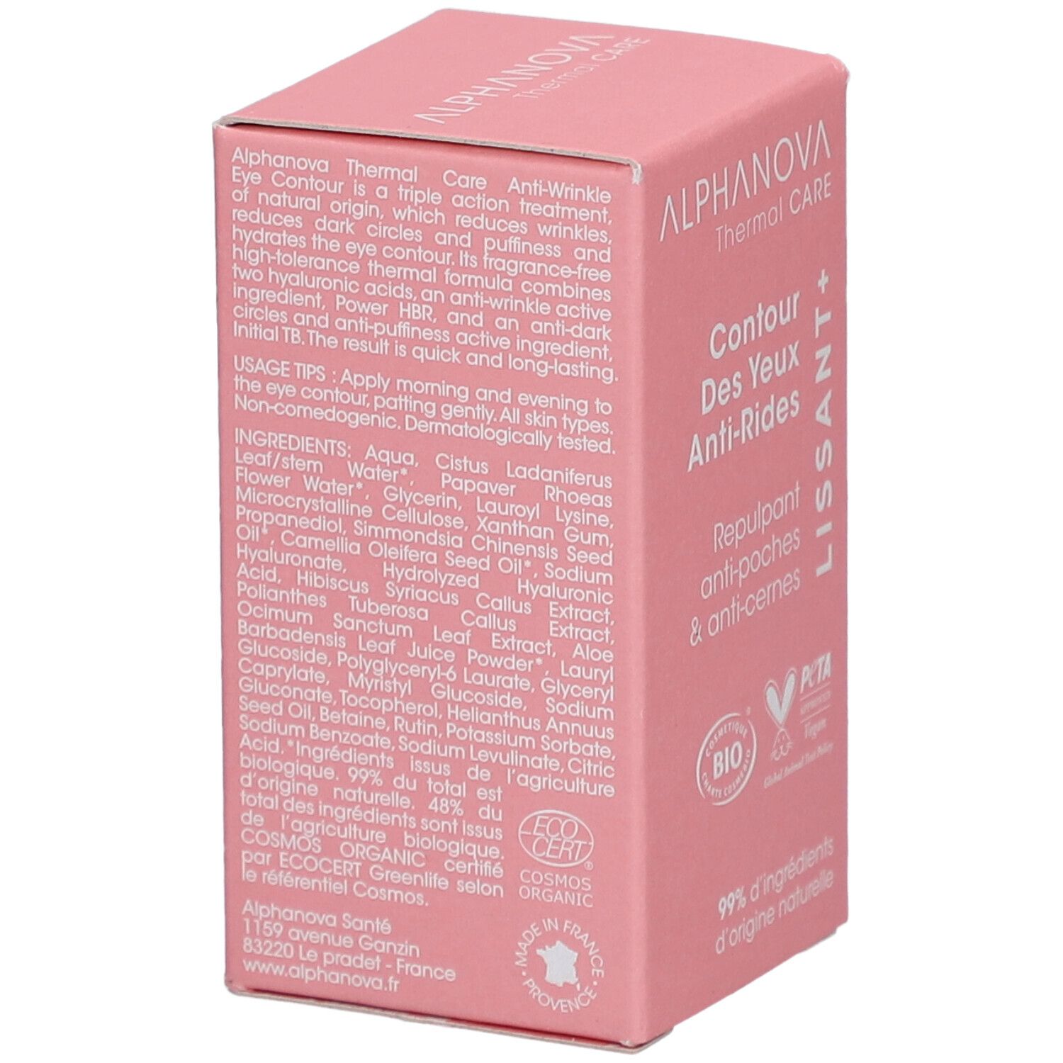 ALPHANOVA Thermal Care Contour des Yeux Anti-Rides