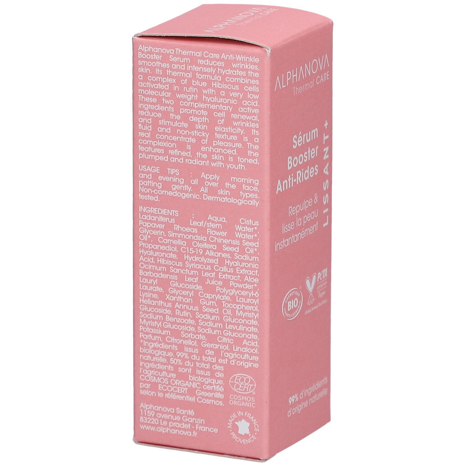 ALPHANOVA Thermal Care Sérum Booster Anti-Rides