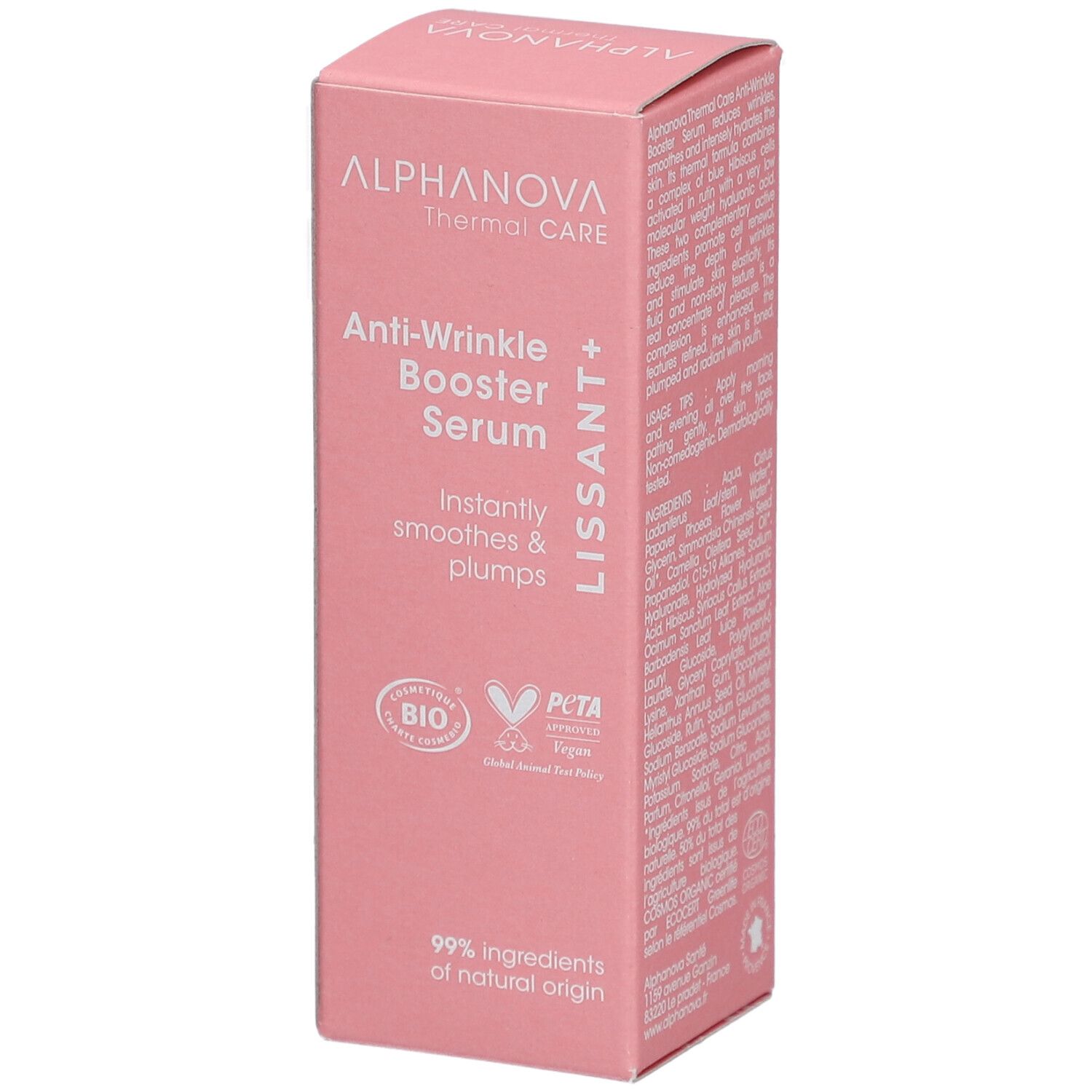 ALPHANOVA Thermal Care Sérum Booster Anti-Rides