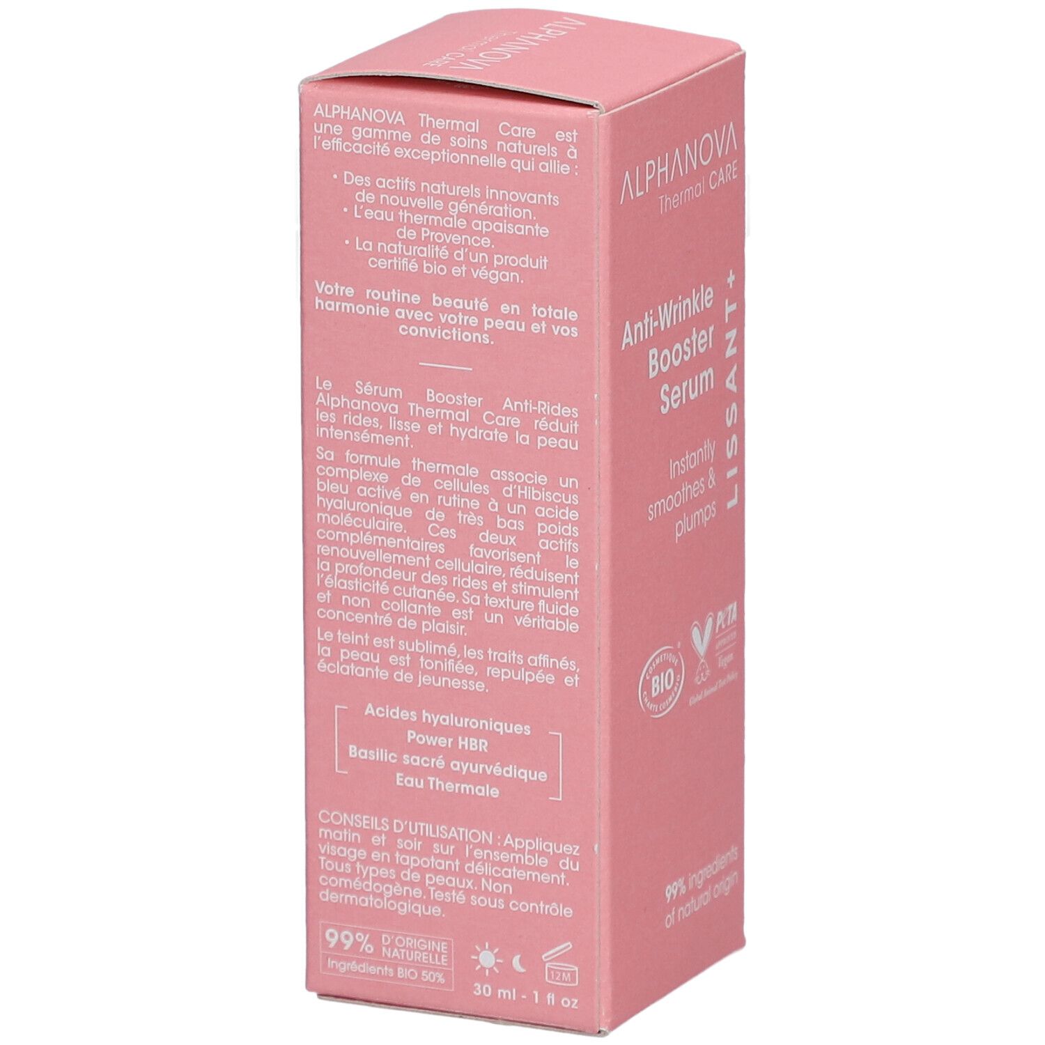 ALPHANOVA Thermal Care Sérum Booster Anti-Rides