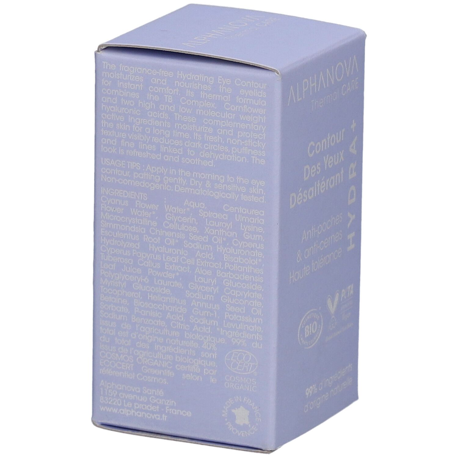 ALPHANOVA Thermal Care Contour des Yeux Désaltérant