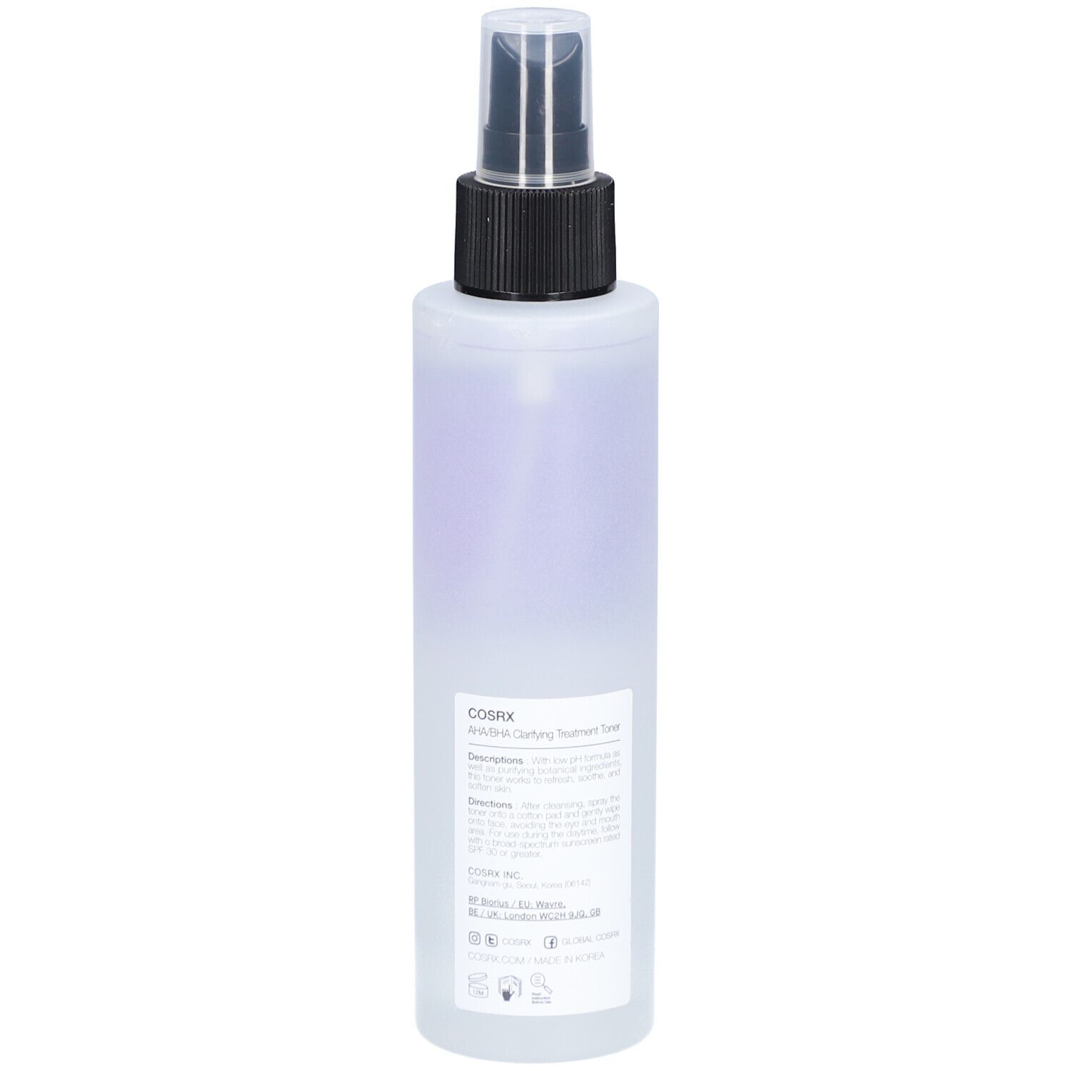 COSRX AHA/BHA Clarifying Treatment Toner