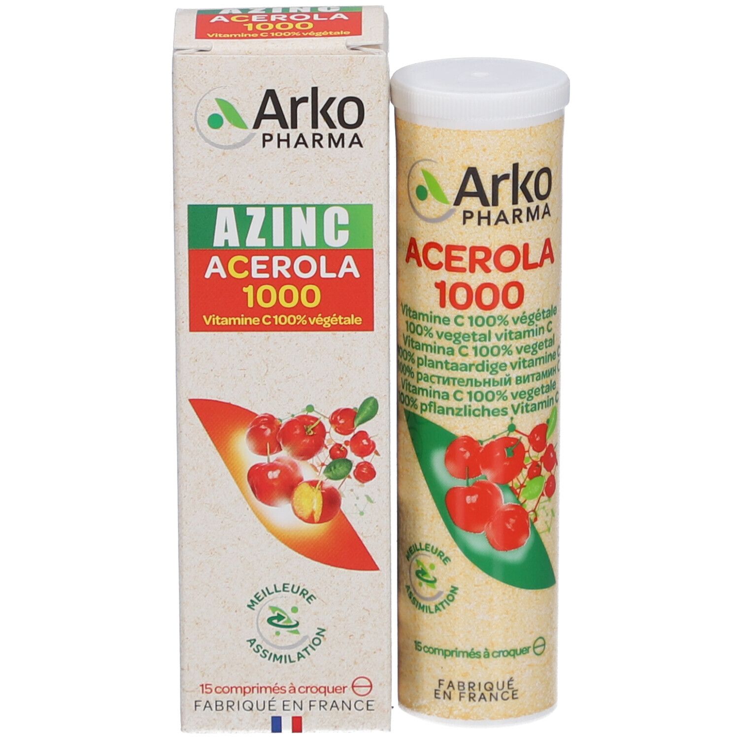 ARKOPHARMA Azinc acerola 1000