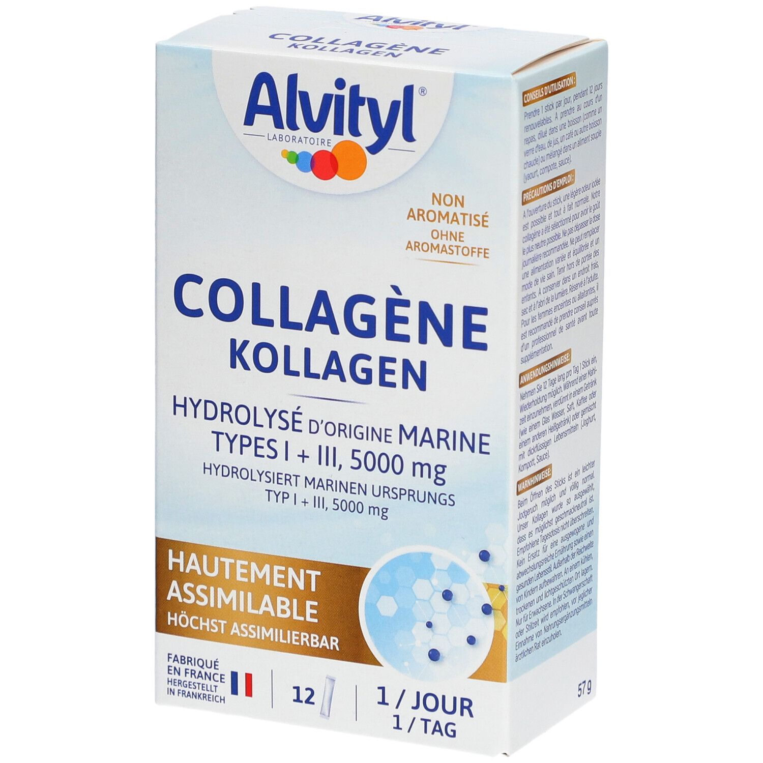 Alvityl® Collagène hydrolysé de type I & III 5000mg