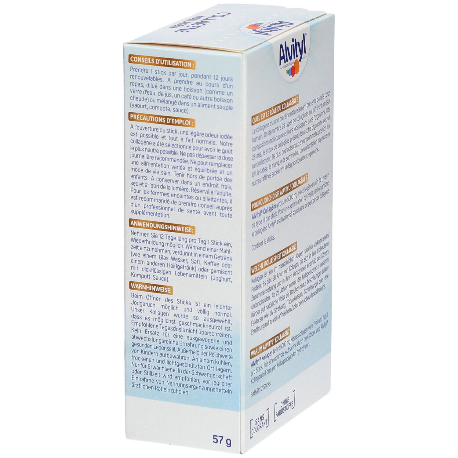 Alvityl® Collagène hydrolysé de type I & III 5000mg