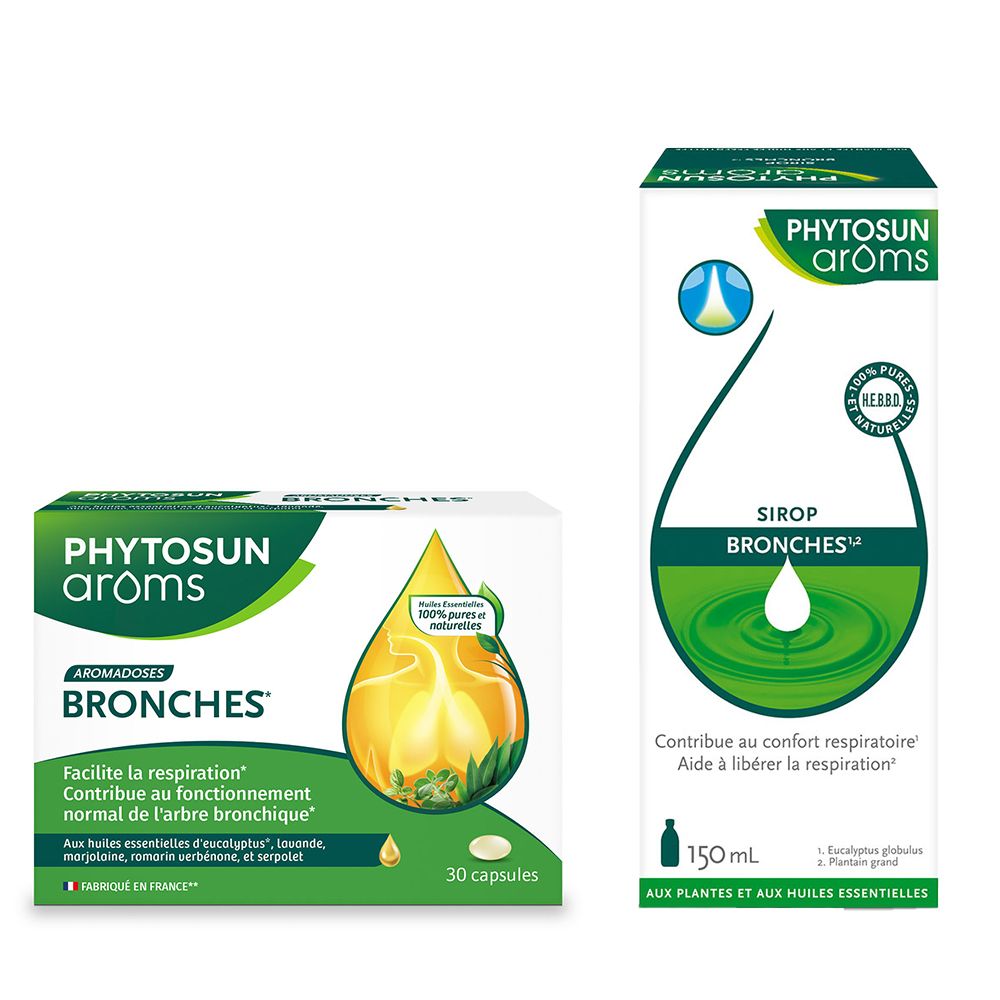 Phytosun Arôms Capsules Bronches + Sirop Bronches