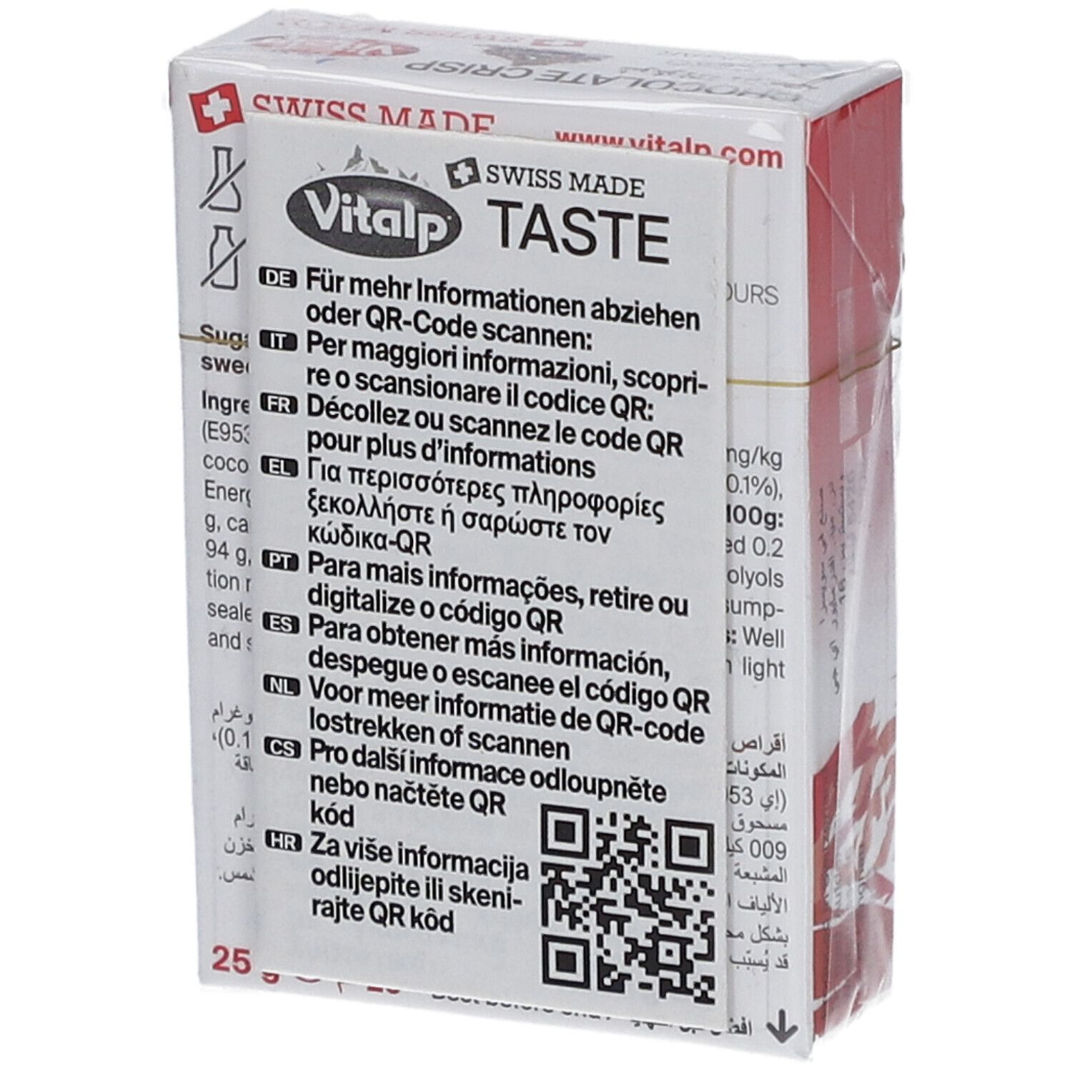 VITALP Bonbons sans sucre chocolate crisp