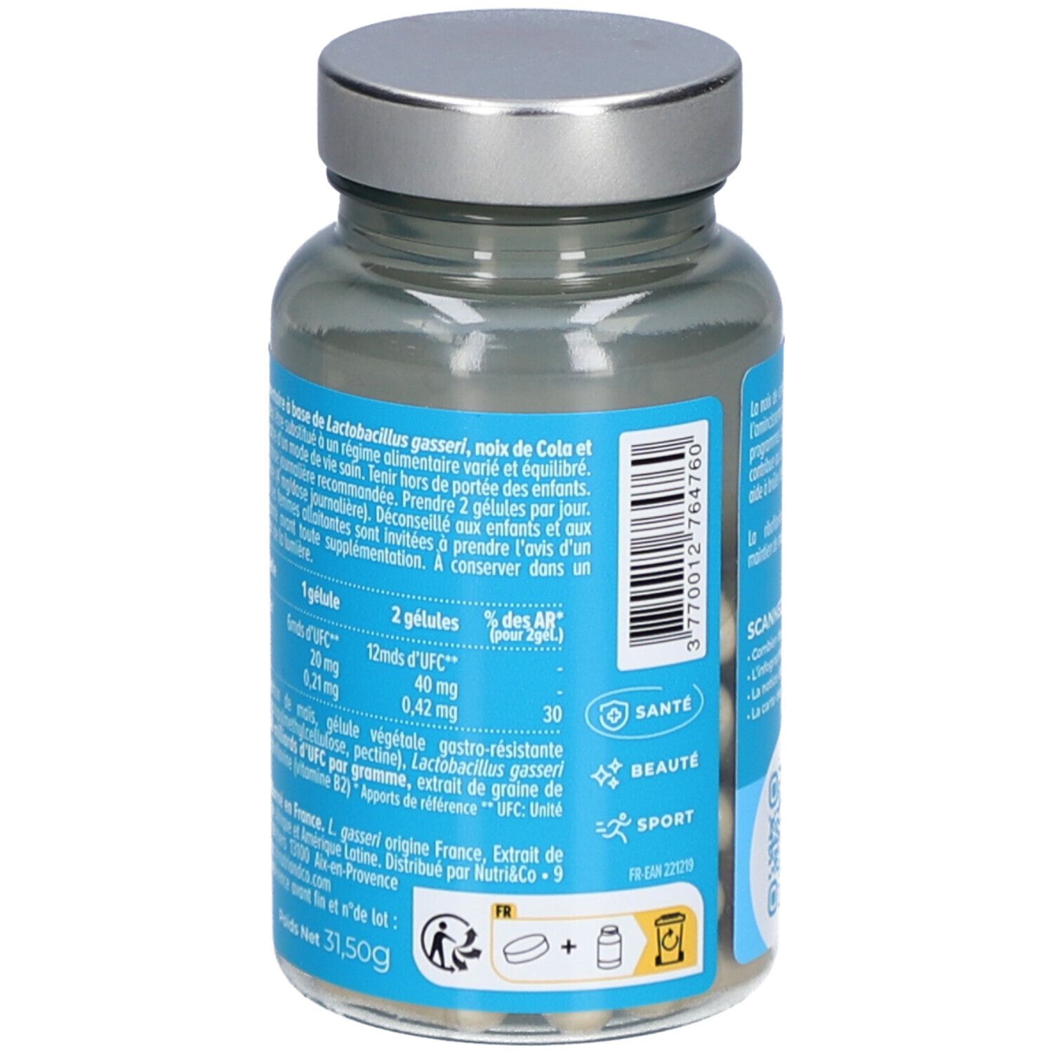 NUTRI&CO Lactobacillus Gasseri