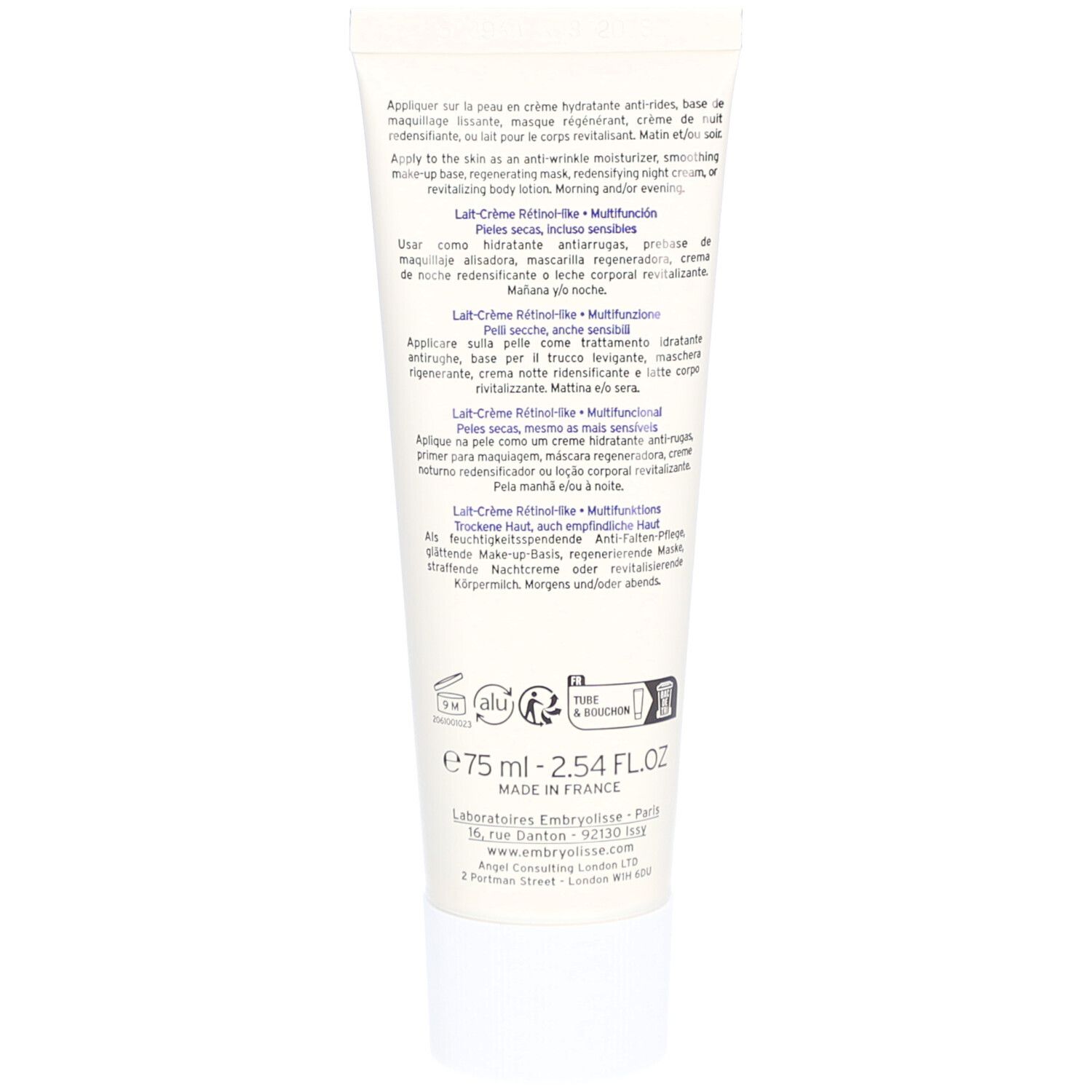 EMBRYOLISSE Lait-Crème Rétinol
