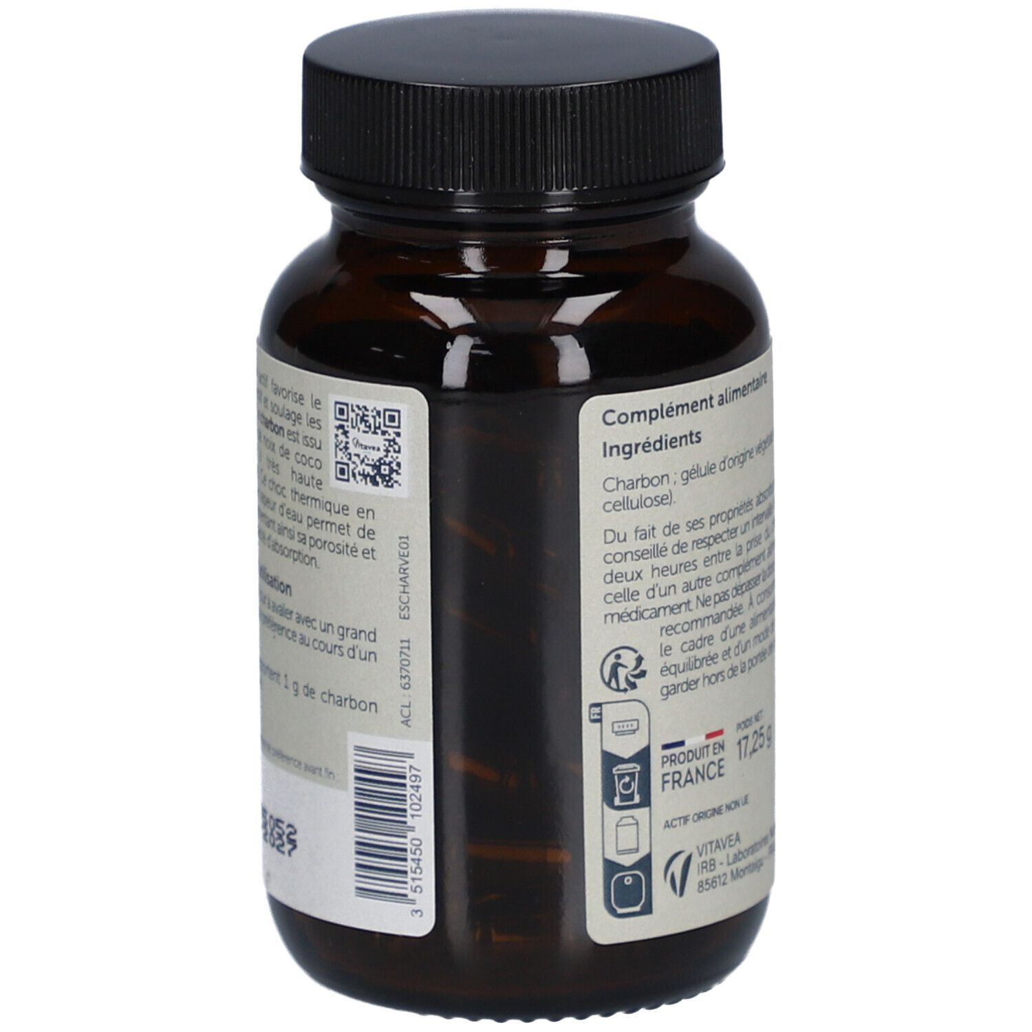Vitavea Santé Charbon Végétal Activé confort digestif