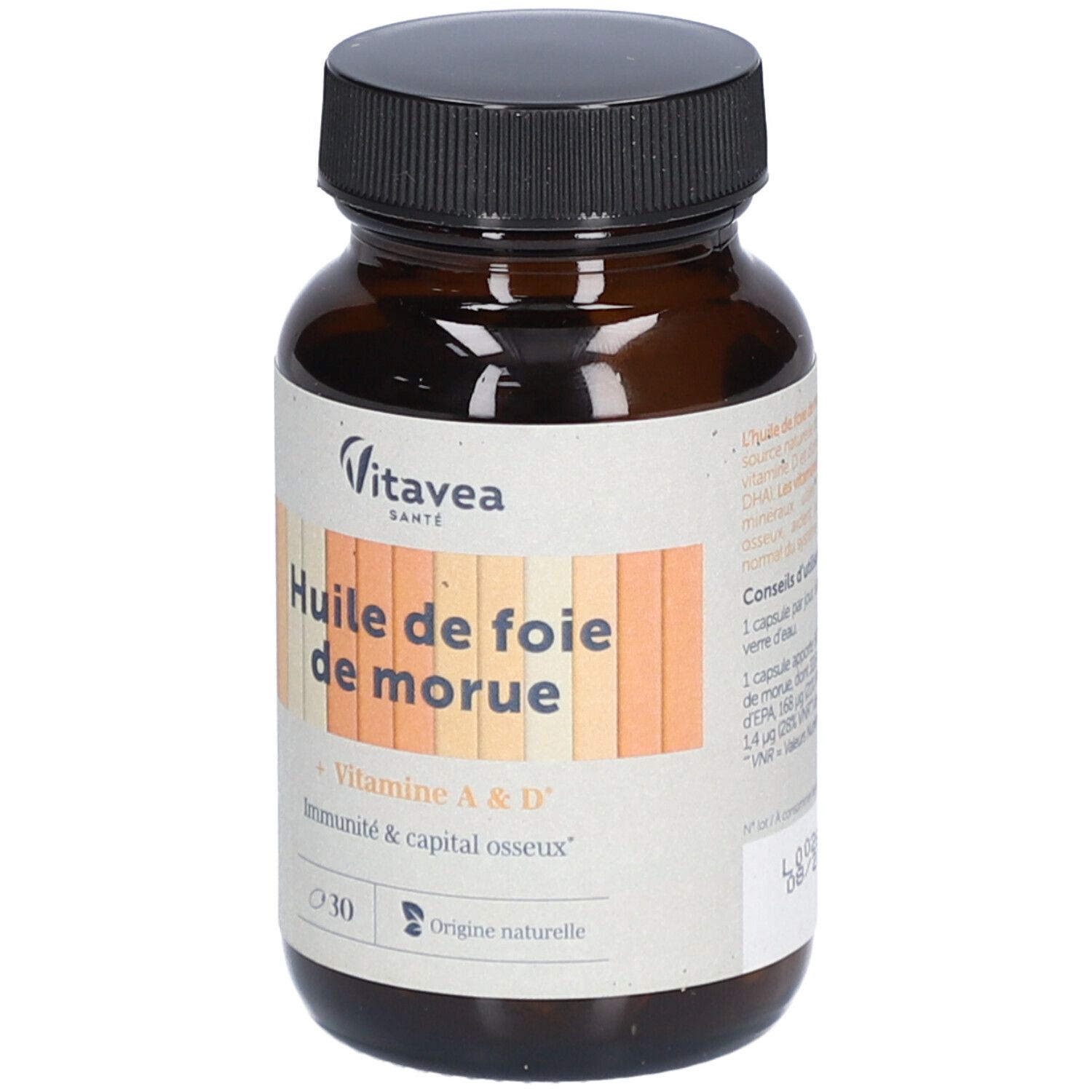 Vitavea Huile de foie de morue – Vitamines A & D