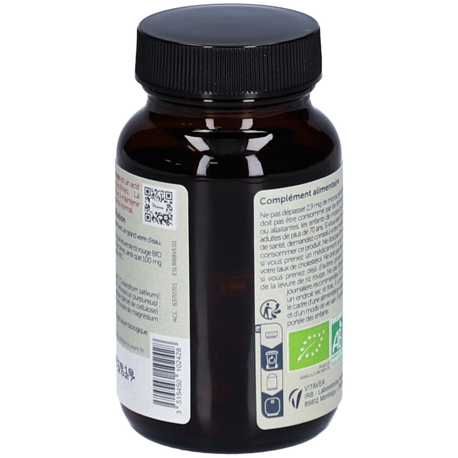 Vitavea Santé Nutri’sentiels Levure de riz rouge & coriandre bio