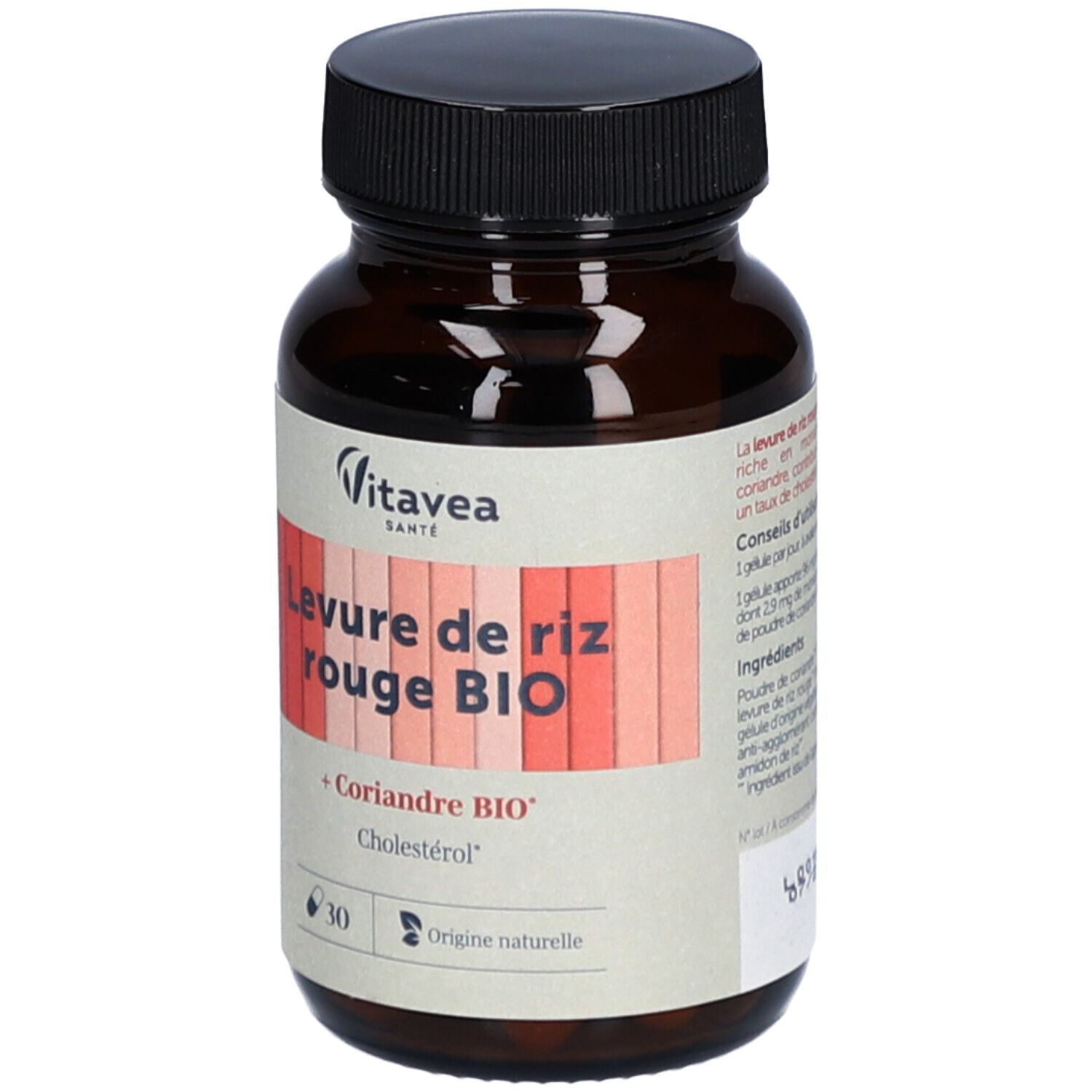Vitavea Santé Nutri’sentiels Levure de riz rouge & coriandre bio