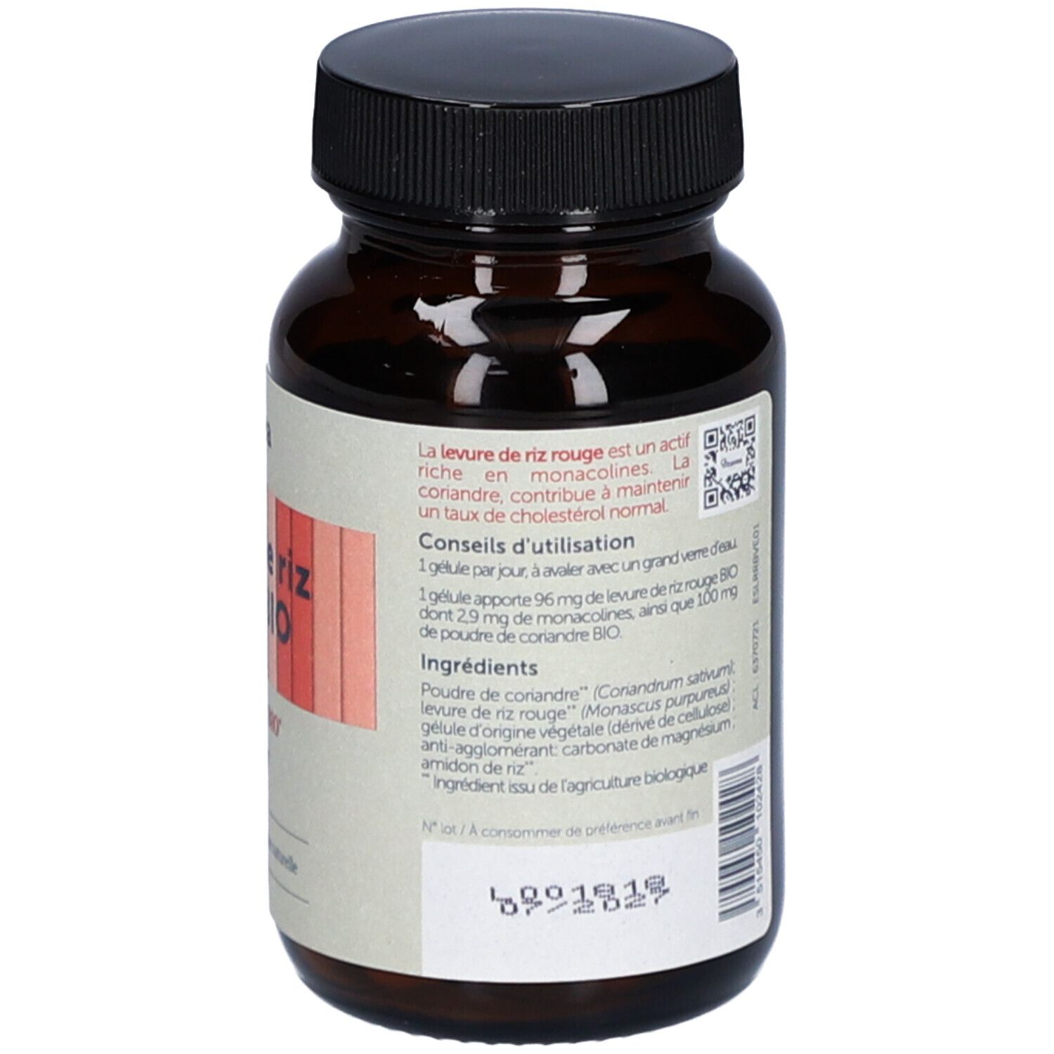 Vitavea Santé Nutri’sentiels Levure de riz rouge & coriandre bio