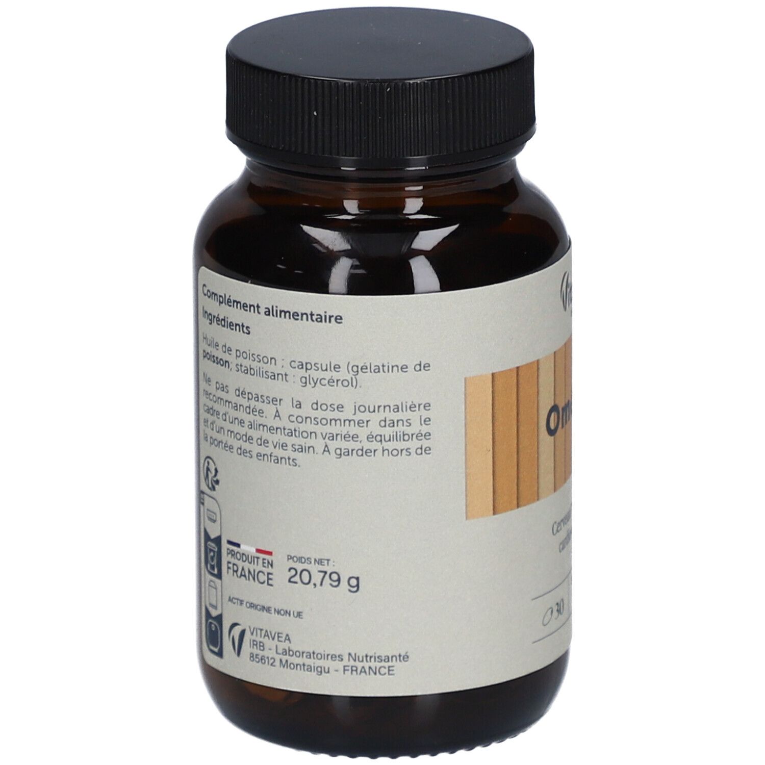 Vitavea Santé Nutri’sentiels Omégas 3 Équilibre cerveau cœur