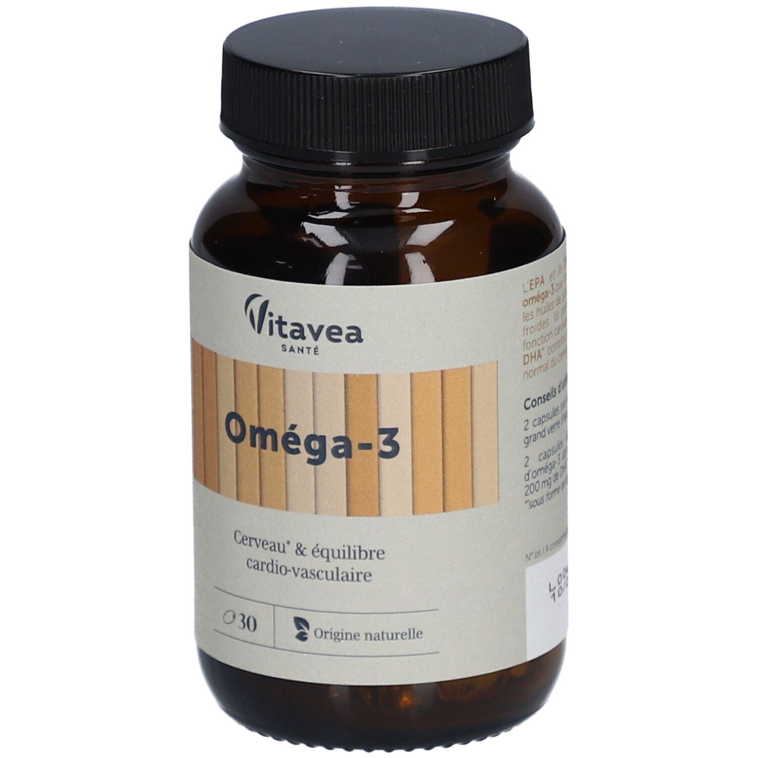 Vitavea Santé Nutri’sentiels Omégas 3 Équilibre cerveau cœur