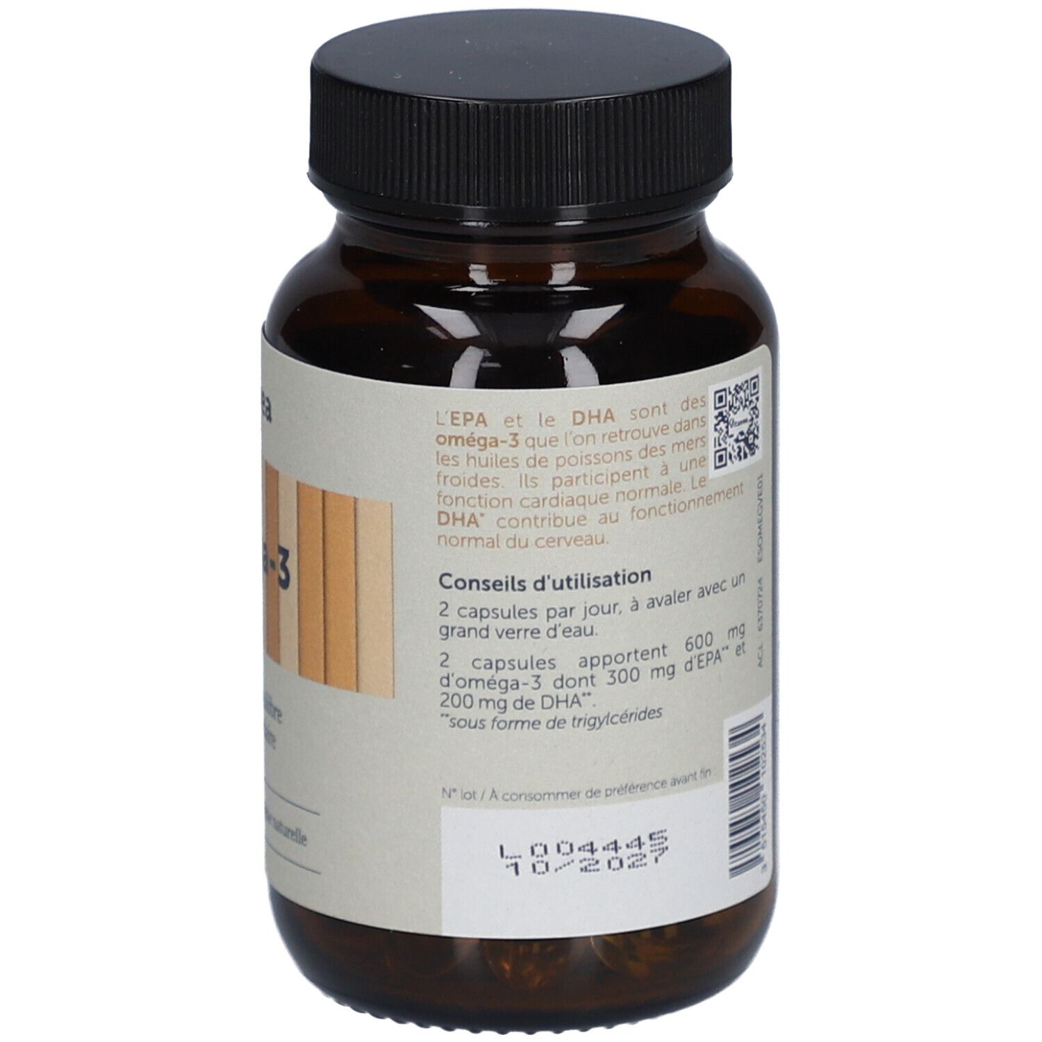 Vitavea Santé Nutri’sentiels Omégas 3 Équilibre cerveau cœur