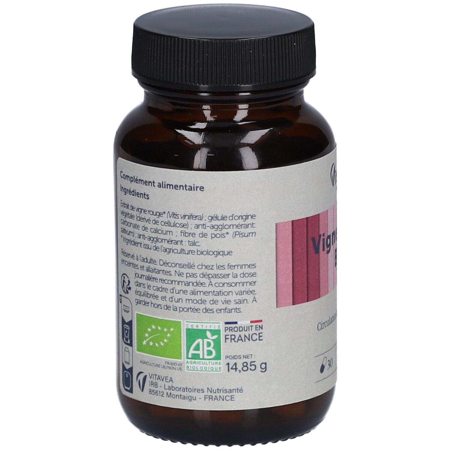 Vitavea Les Essentiels Bio Vigne Rouge circulation sanguine