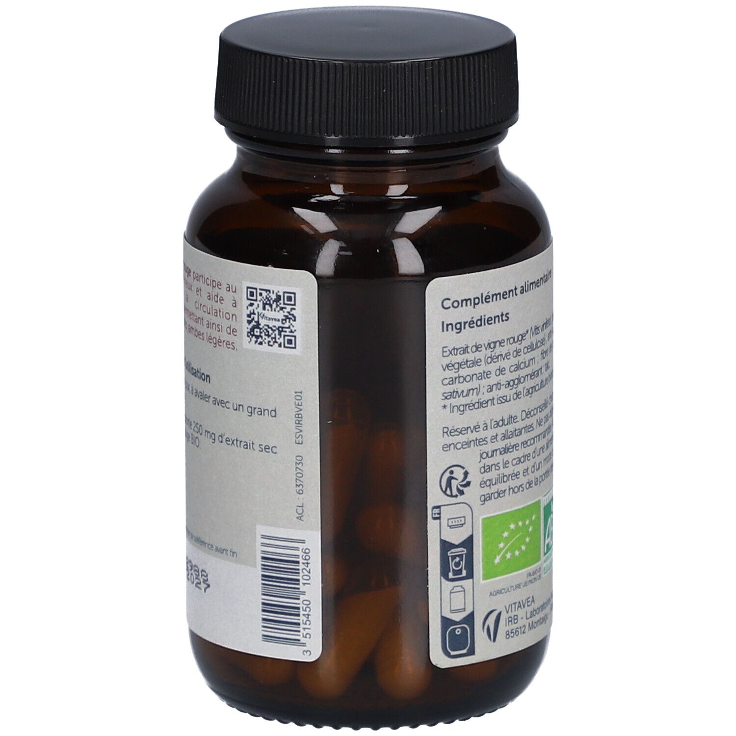 Vitavea Les Essentiels Bio Vigne Rouge circulation sanguine