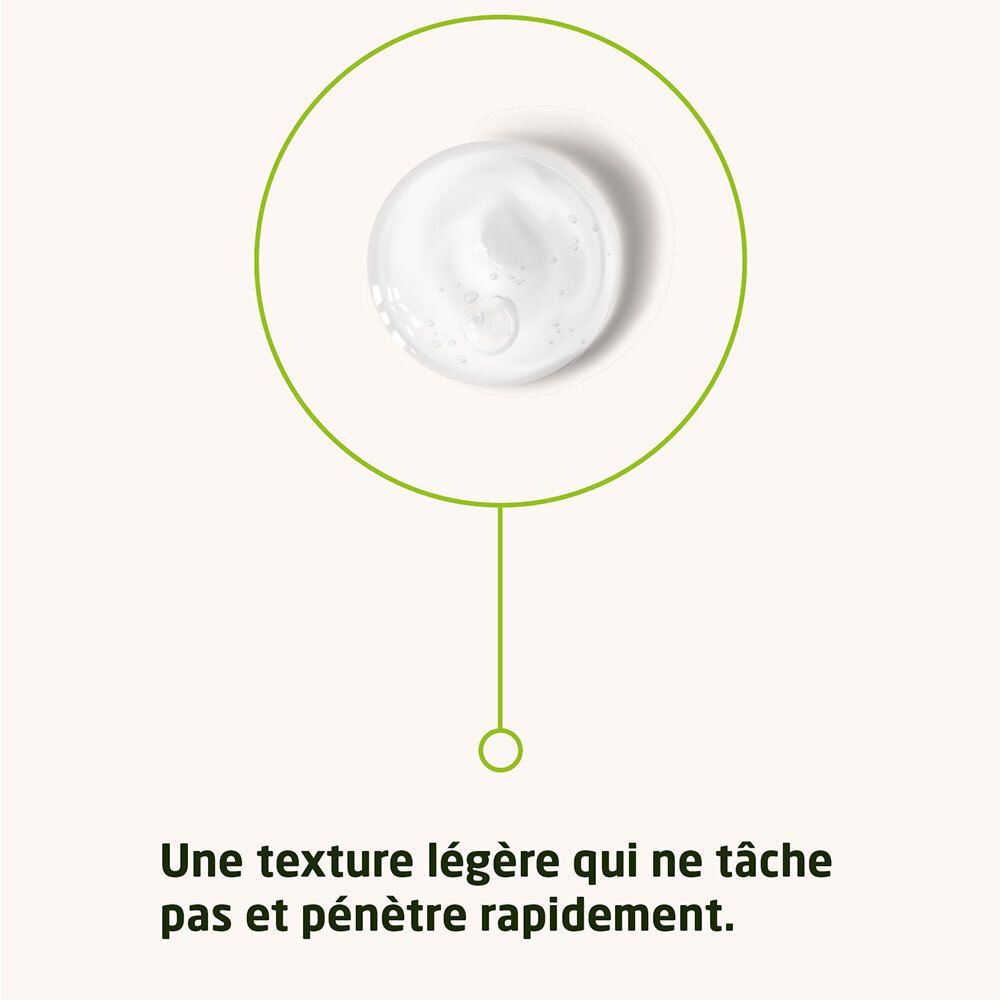 Texture de gel transparente. Contour vert autour de la texture.