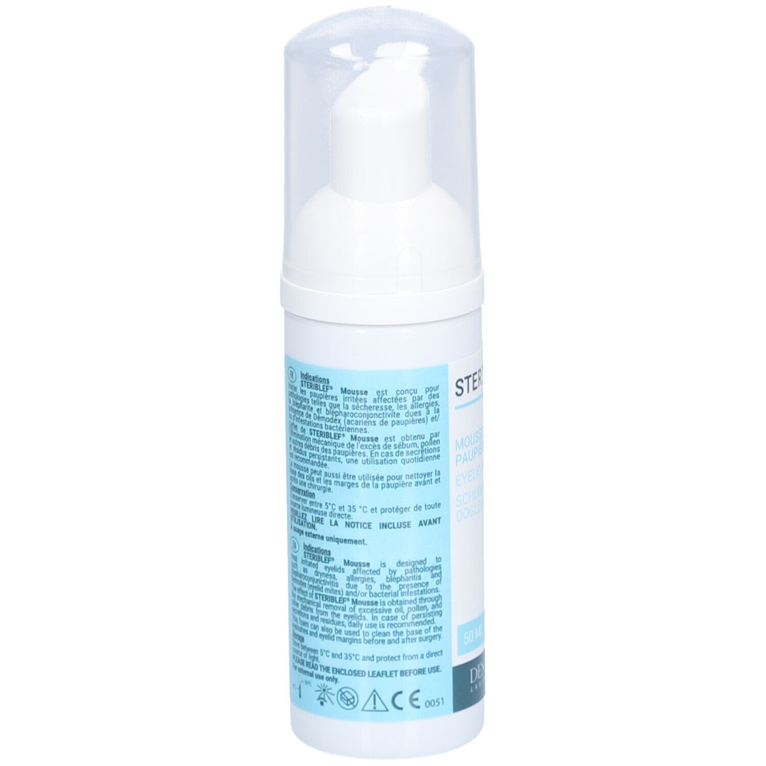 Densmore Steriblef Mousse Paupières nettoyante