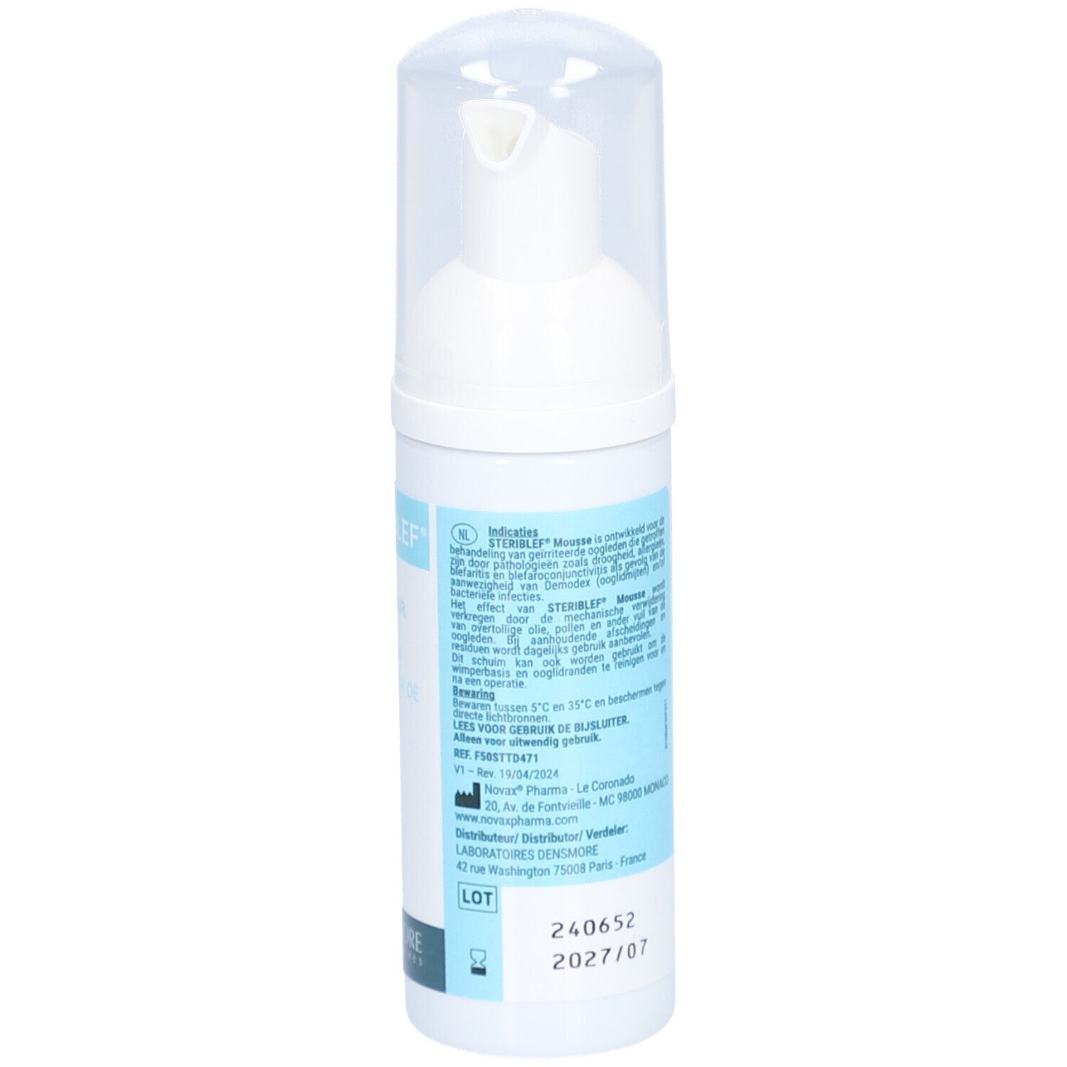 Densmore Steriblef Mousse Paupières nettoyante