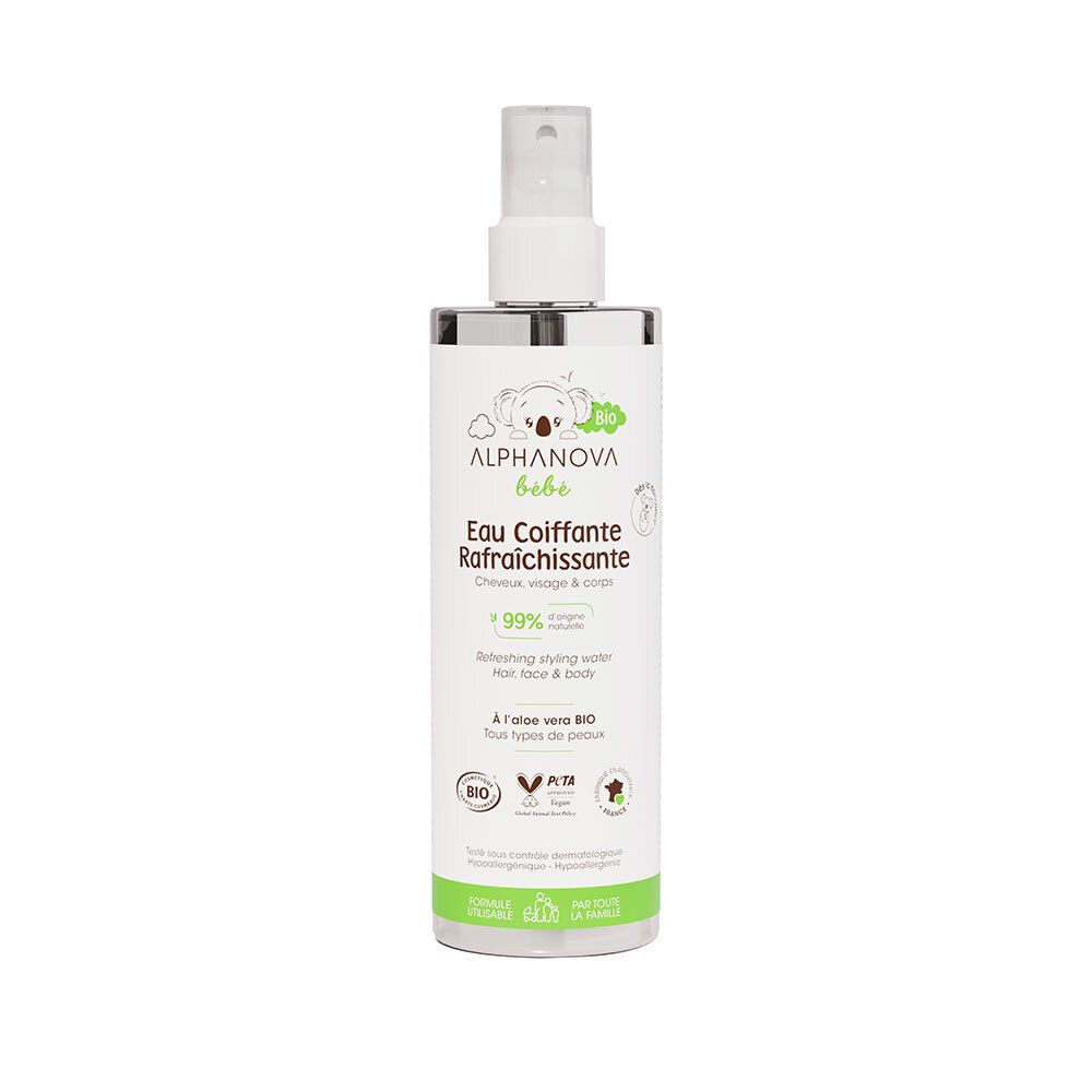 ALPHANOVA Bébé Eau Coiffante Rafraîchaissante