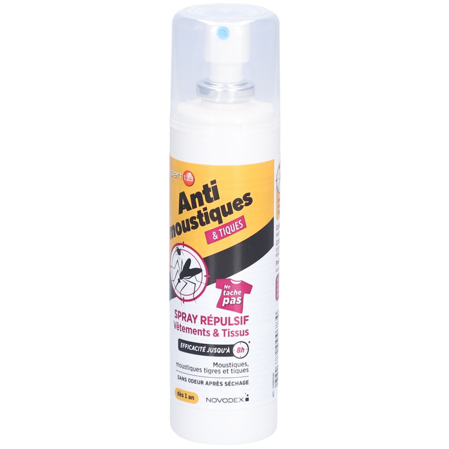 EXPERT 123 Spray répulsif anti-moustiques vêtements et tissus