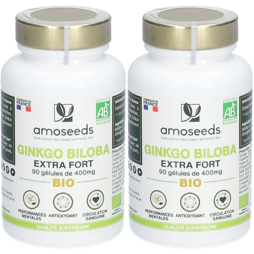 amoseeds GINKGO BILOBA BIO, EXTRA FORT