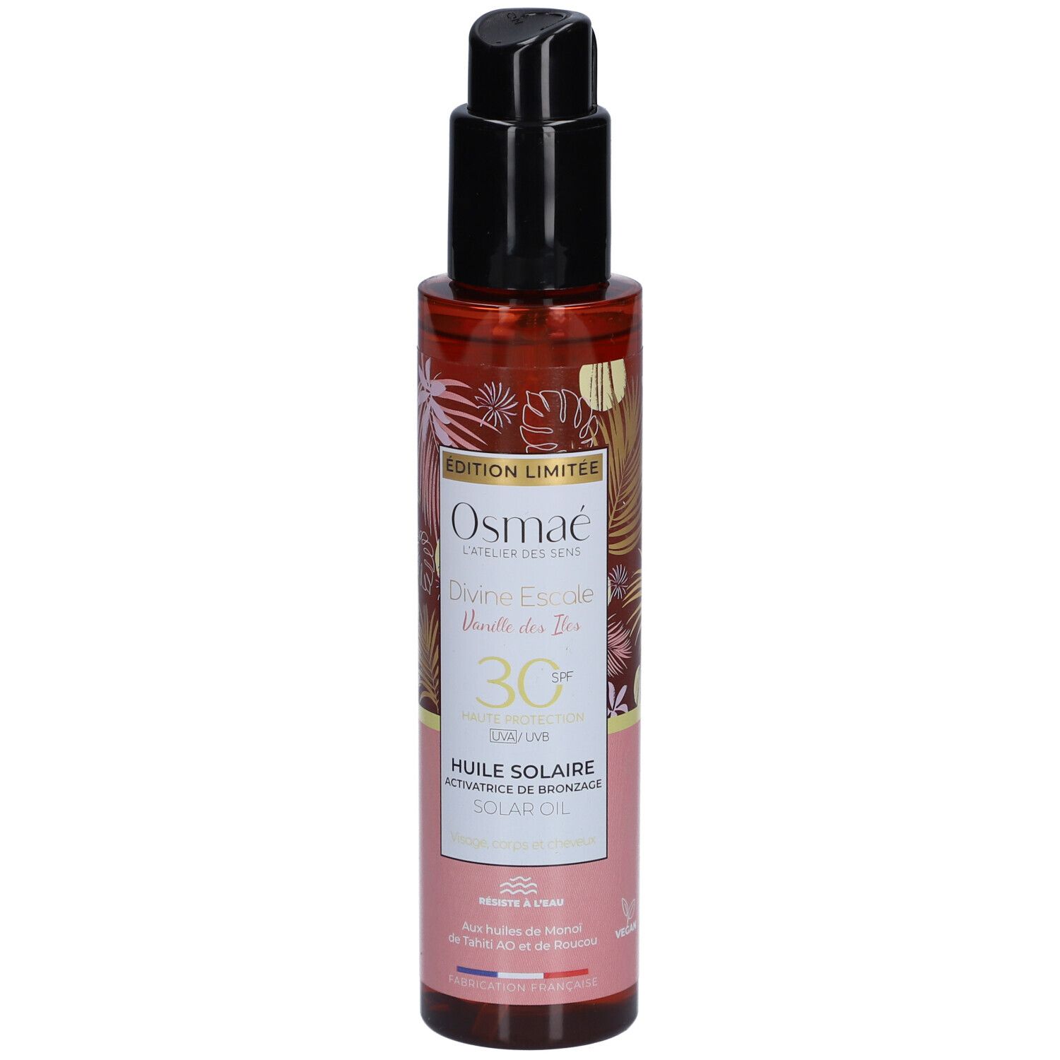 OSMAE Huile Solaire Vanille des Iles SPF30