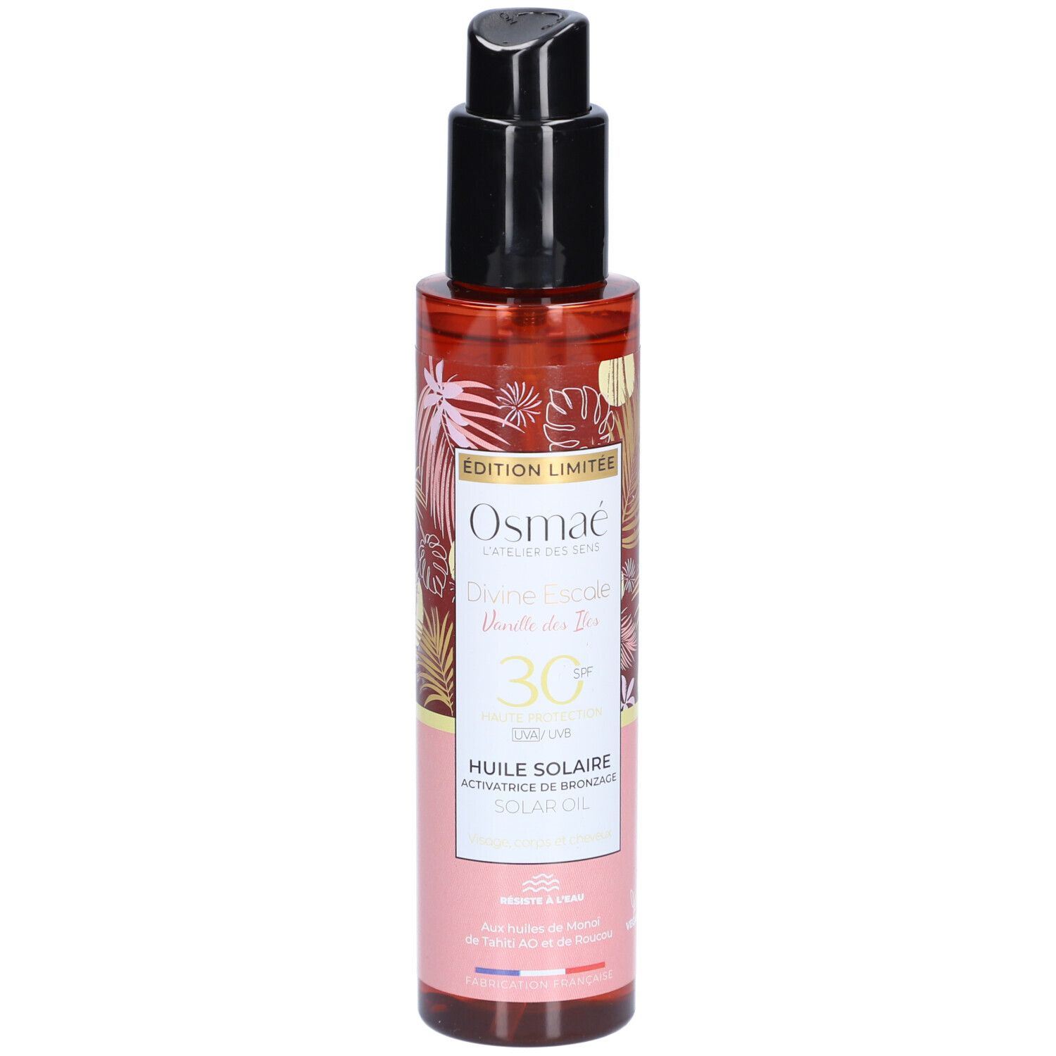 OSMAE Huile Solaire Vanille des Iles SPF30