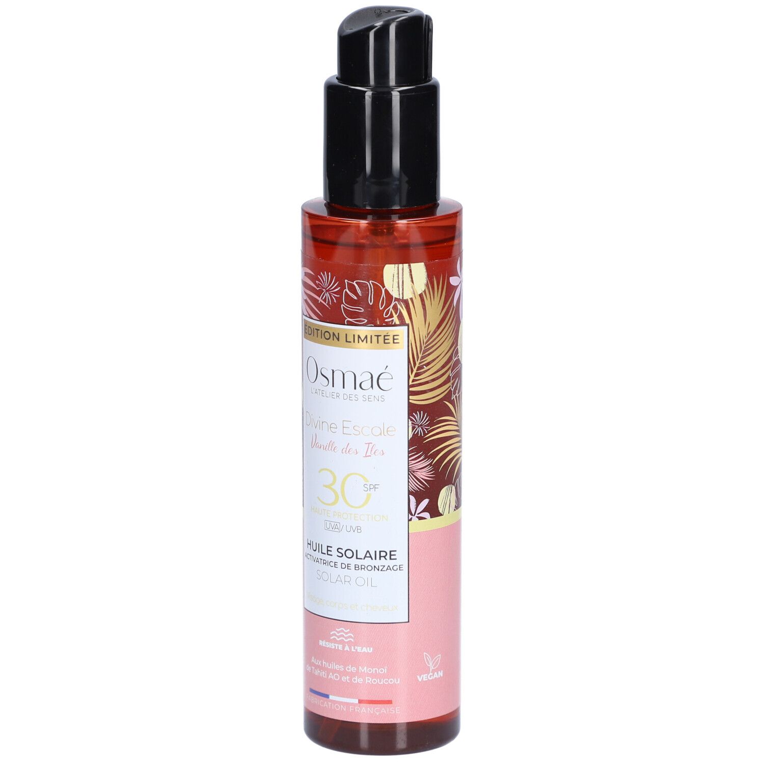 OSMAE Huile Solaire Vanille des Iles SPF30