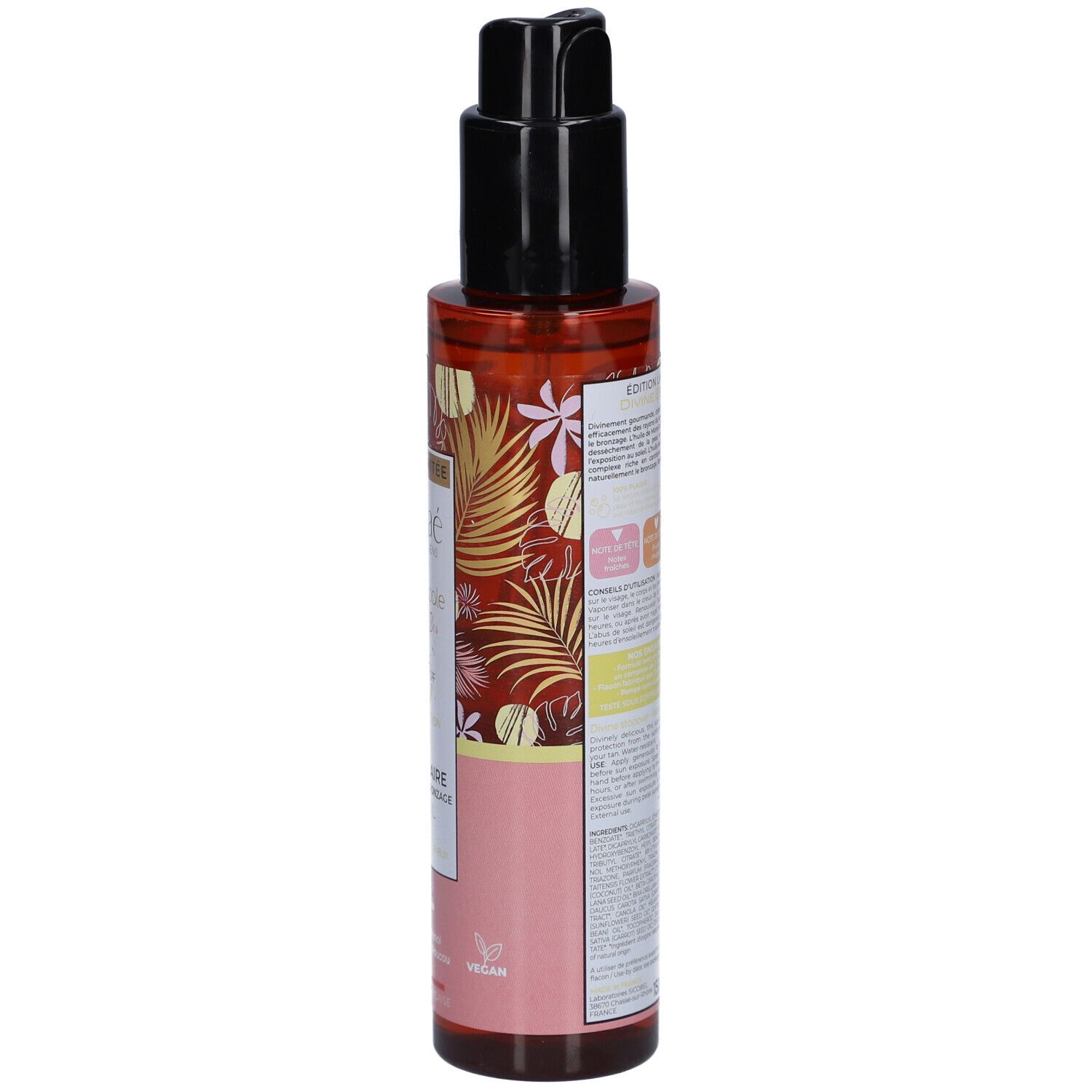OSMAE Huile Solaire Vanille des Iles SPF30