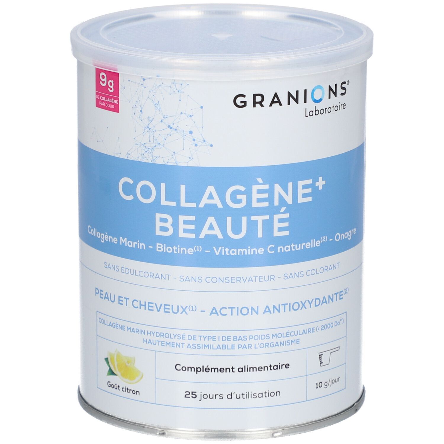 GRANIONS Collagène + Beauté Goût Citron