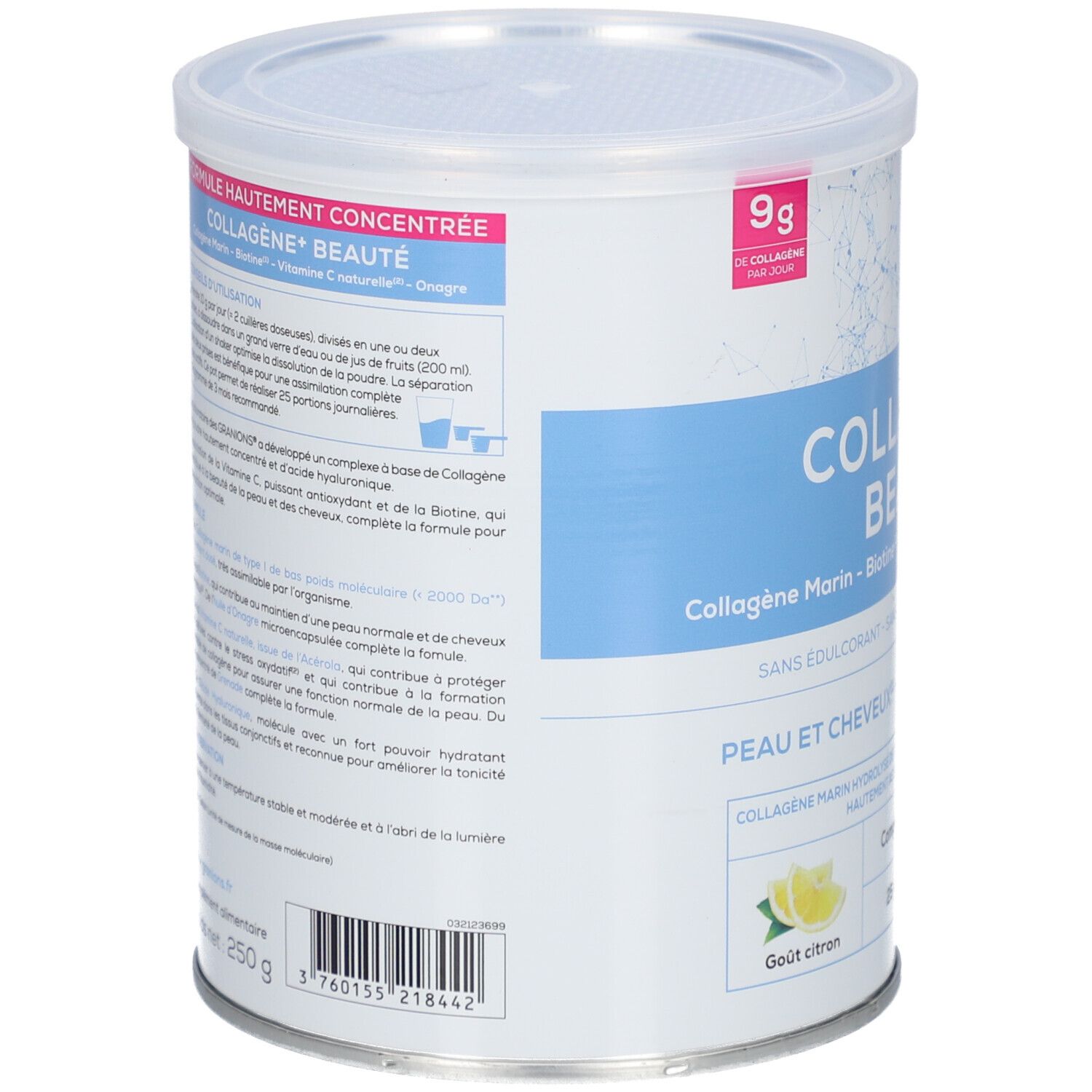 GRANIONS Collagène + Beauté Goût Citron