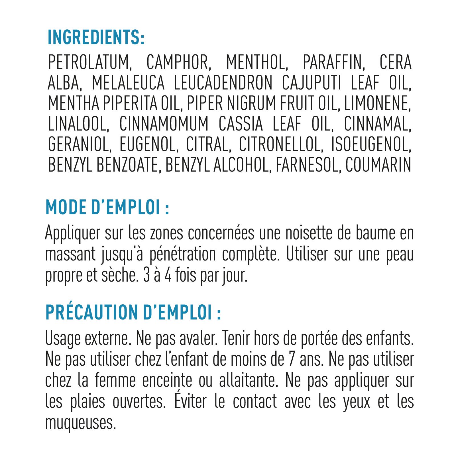GRANIONS DECONT MUSCUL BAUME CHAUF