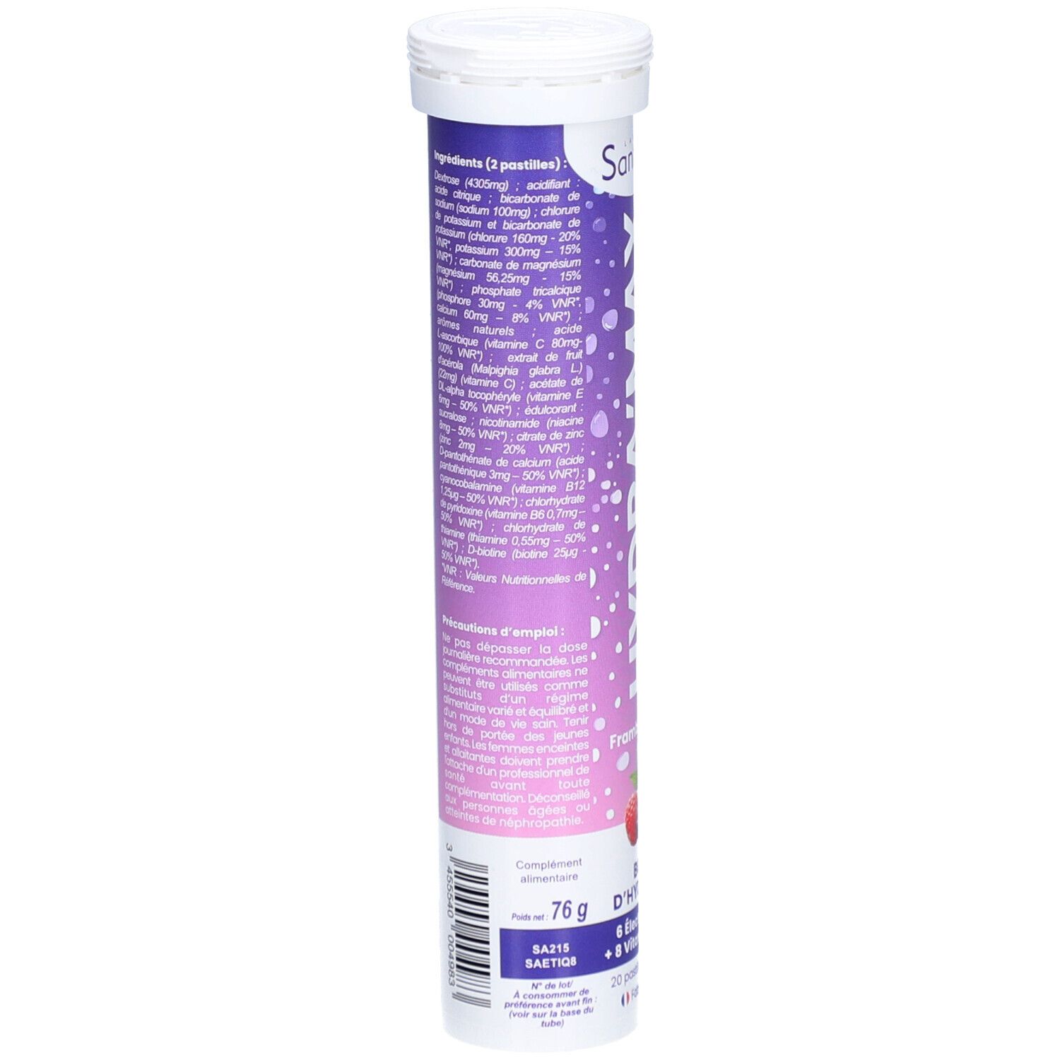 Santarome Hydra'Max Booster d’Hydratation Framboise Myrtille
