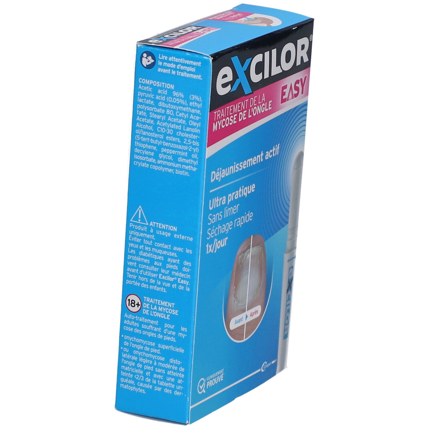 EXCILOR EASY Traitement de la Mycose de l'ongle