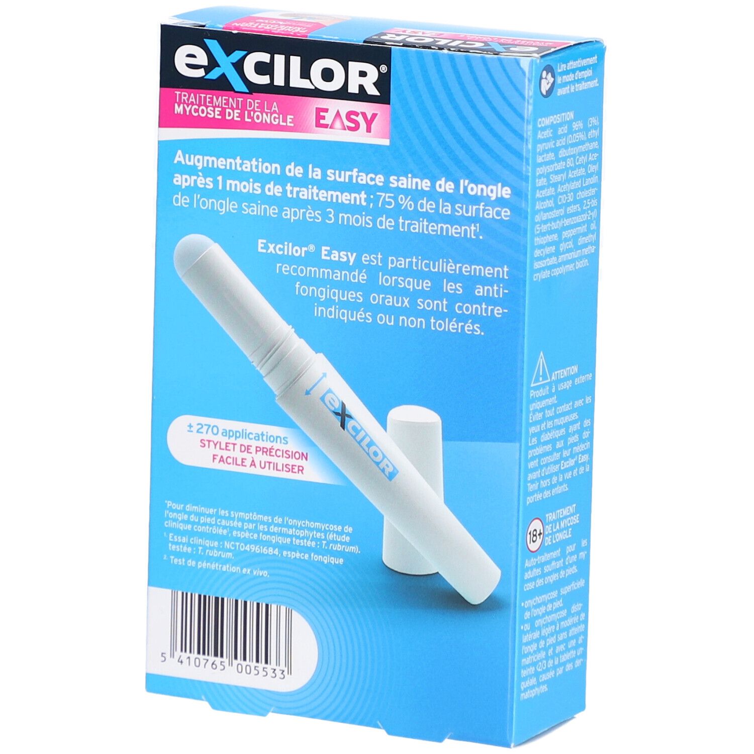 EXCILOR EASY Traitement de la Mycose de l'ongle