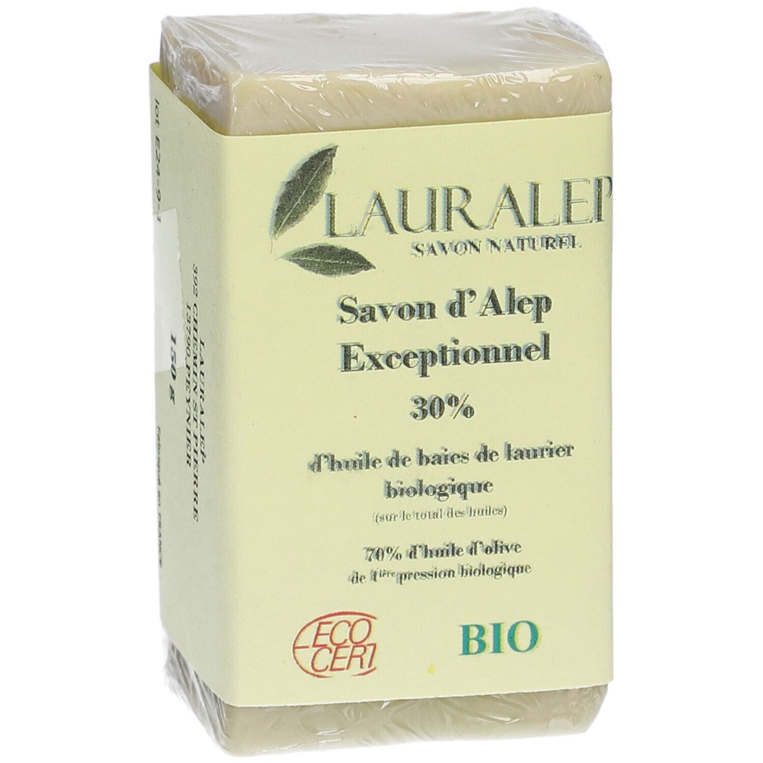 LAURALEP Savon d'Alep Exceptionnel