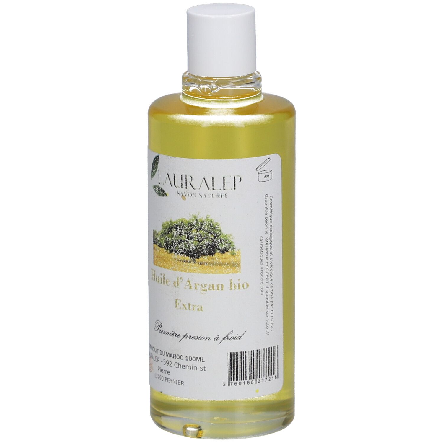 Lauralep Huile dArgan Biologique Peaux sèches