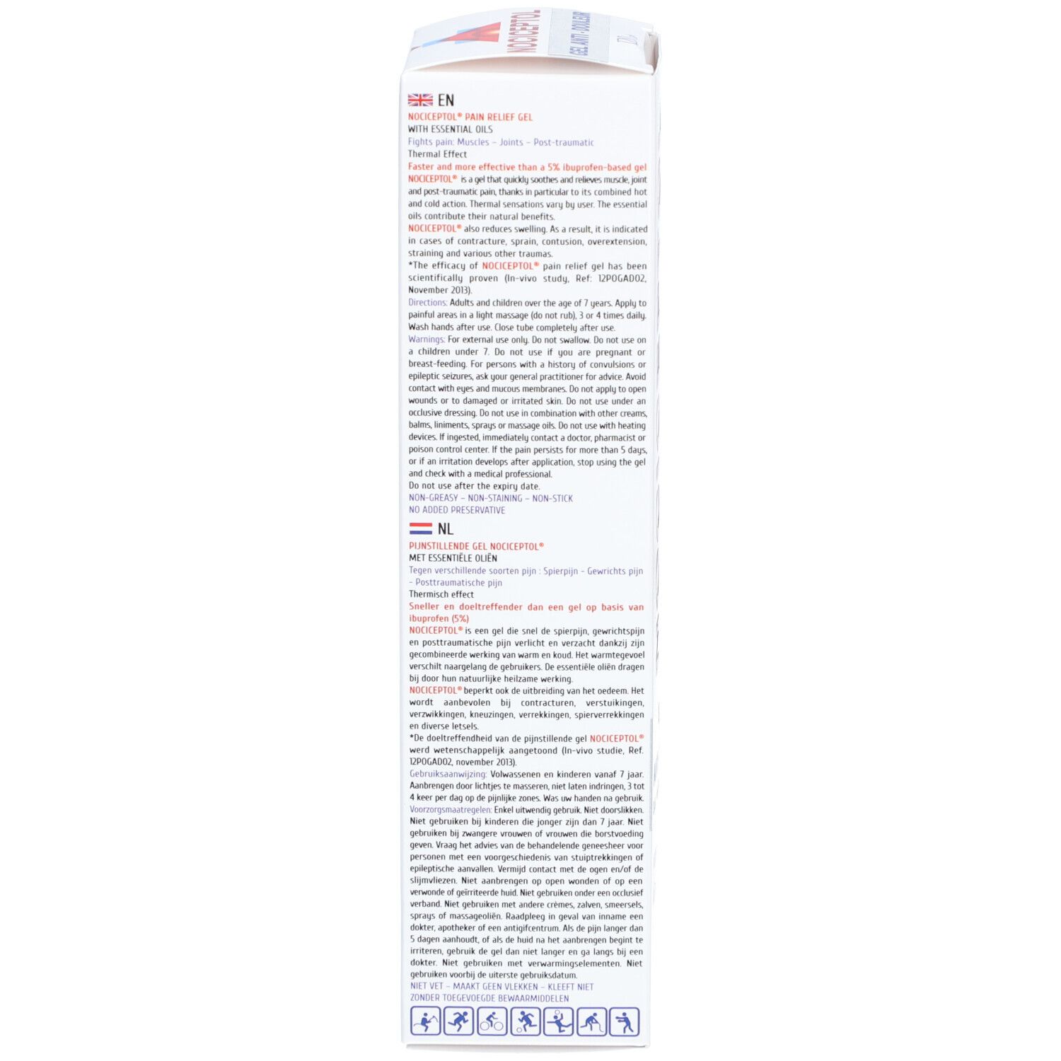 Nociceptol Gel Anti-Douleur Effet Thermique