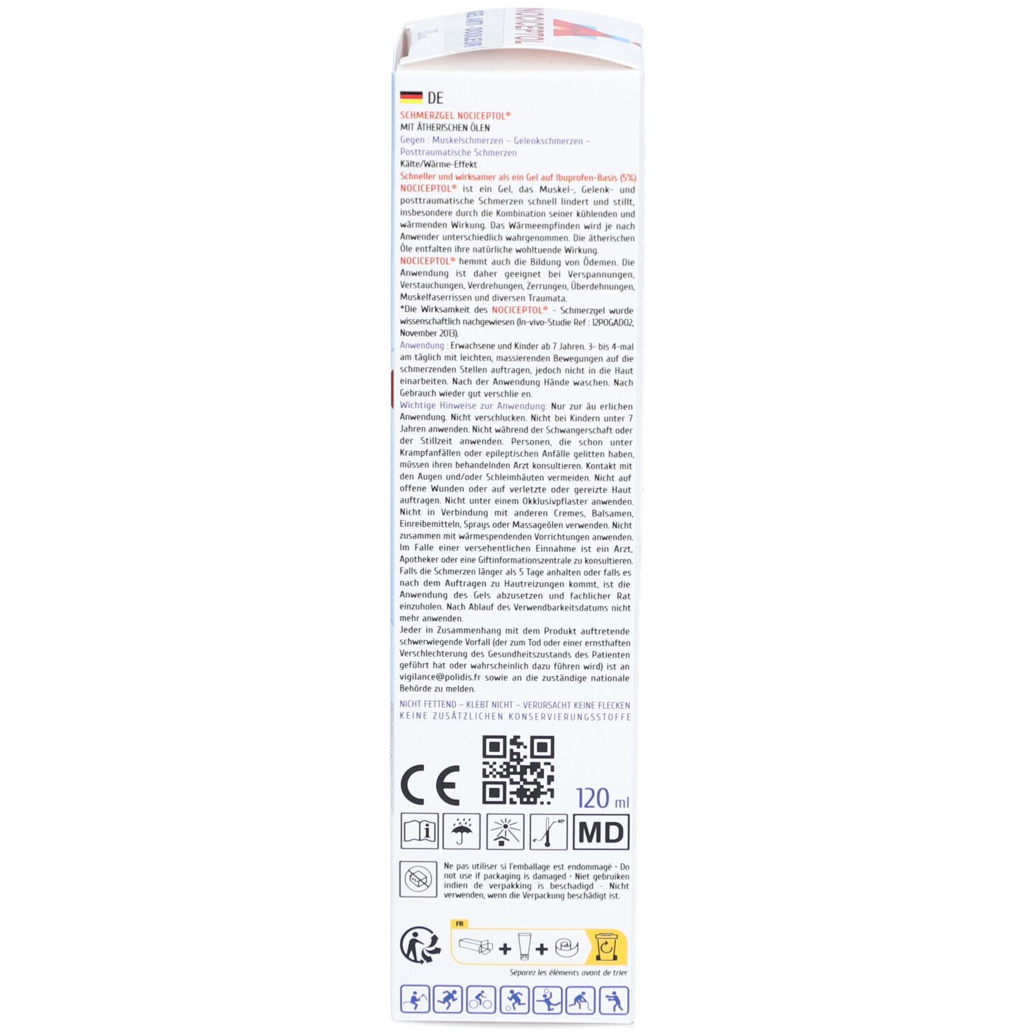 Nociceptol Gel Anti-Douleur Effet Thermique