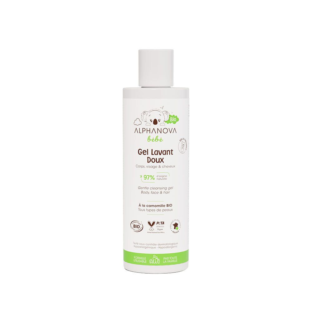 ALPHANOVA Bébé Gel Lavant Doux